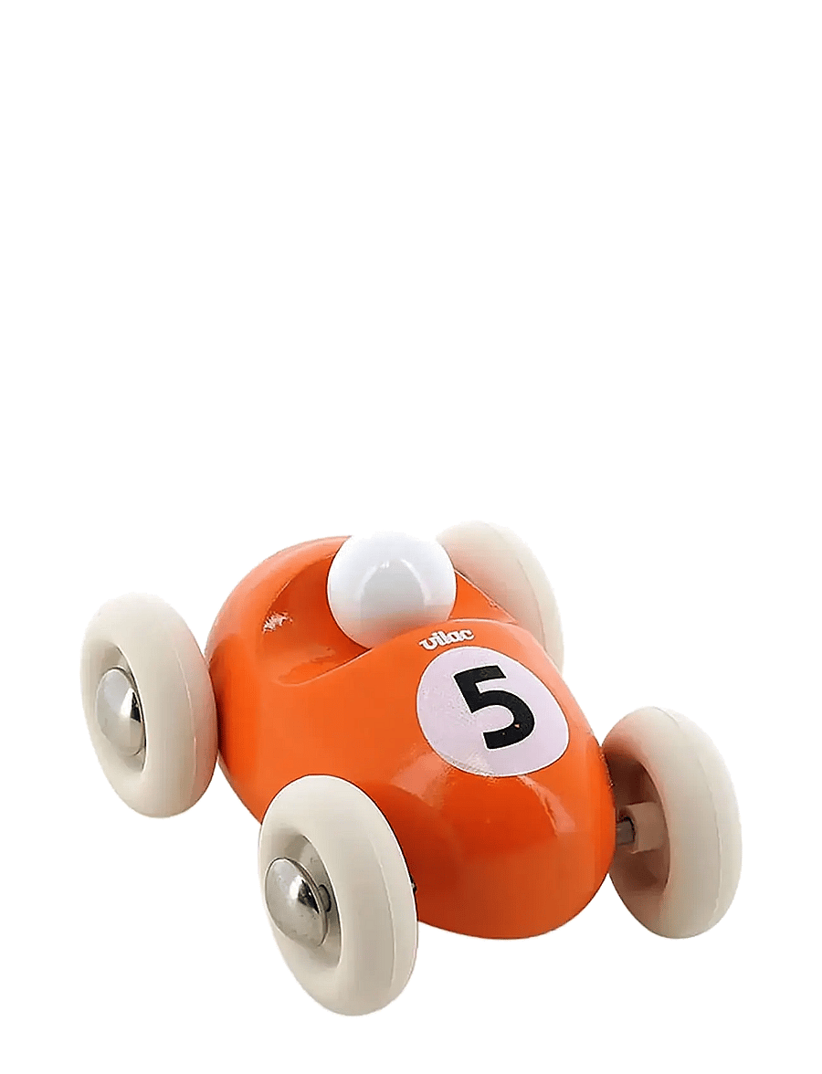 Vilac - Vintage Mini Roadster no 5 - Orange - spielzeugautos - orange - 0