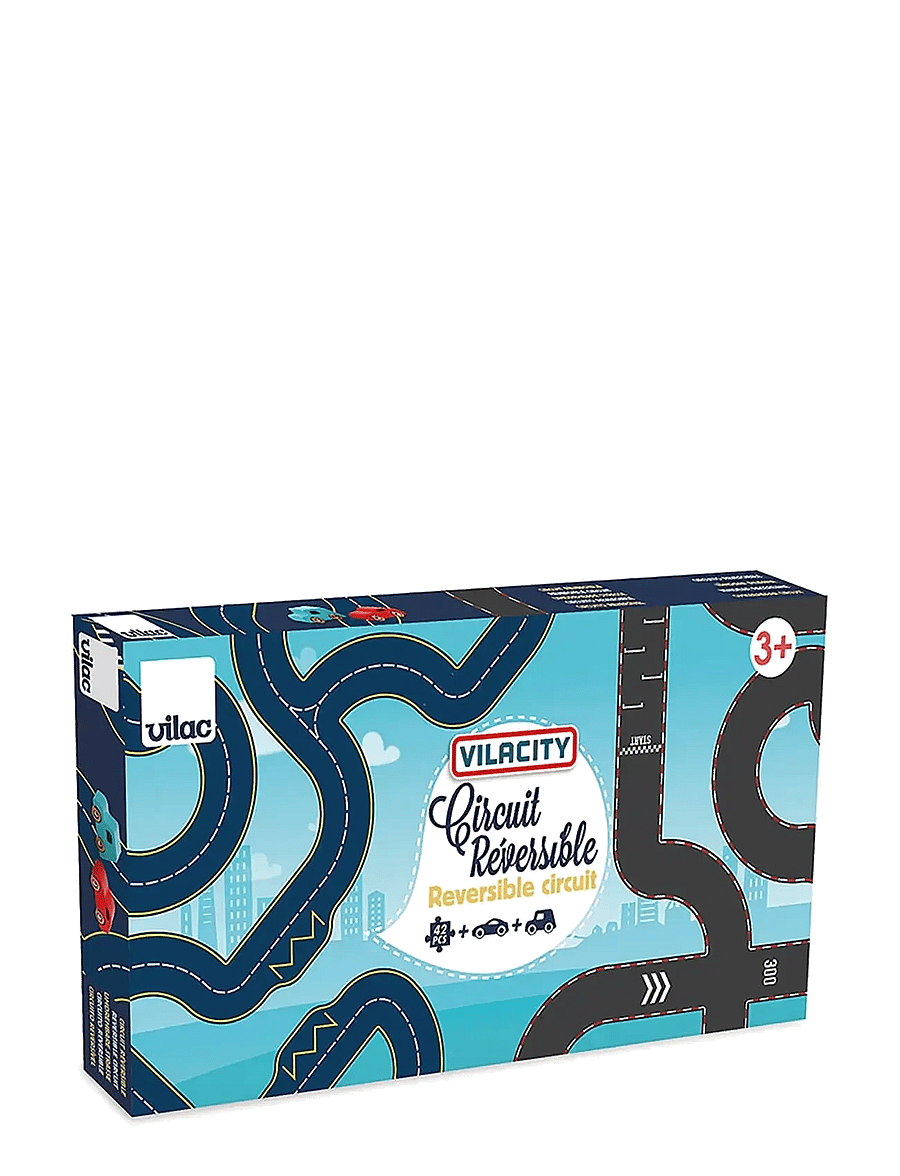 Vilac - Vilacity Reversible Race Circuit 42 pcs - rennbahnen - multi - 1