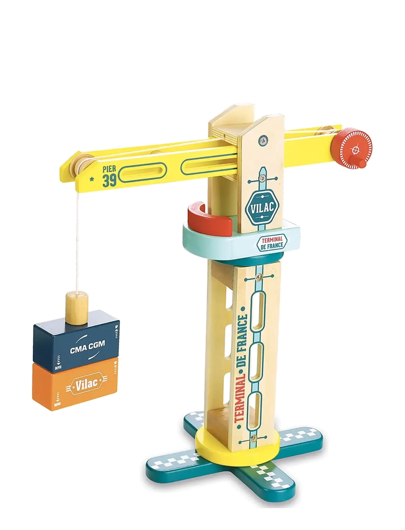 Vilac Vilac City crane - Julklappar till barn - YELLOW / multi