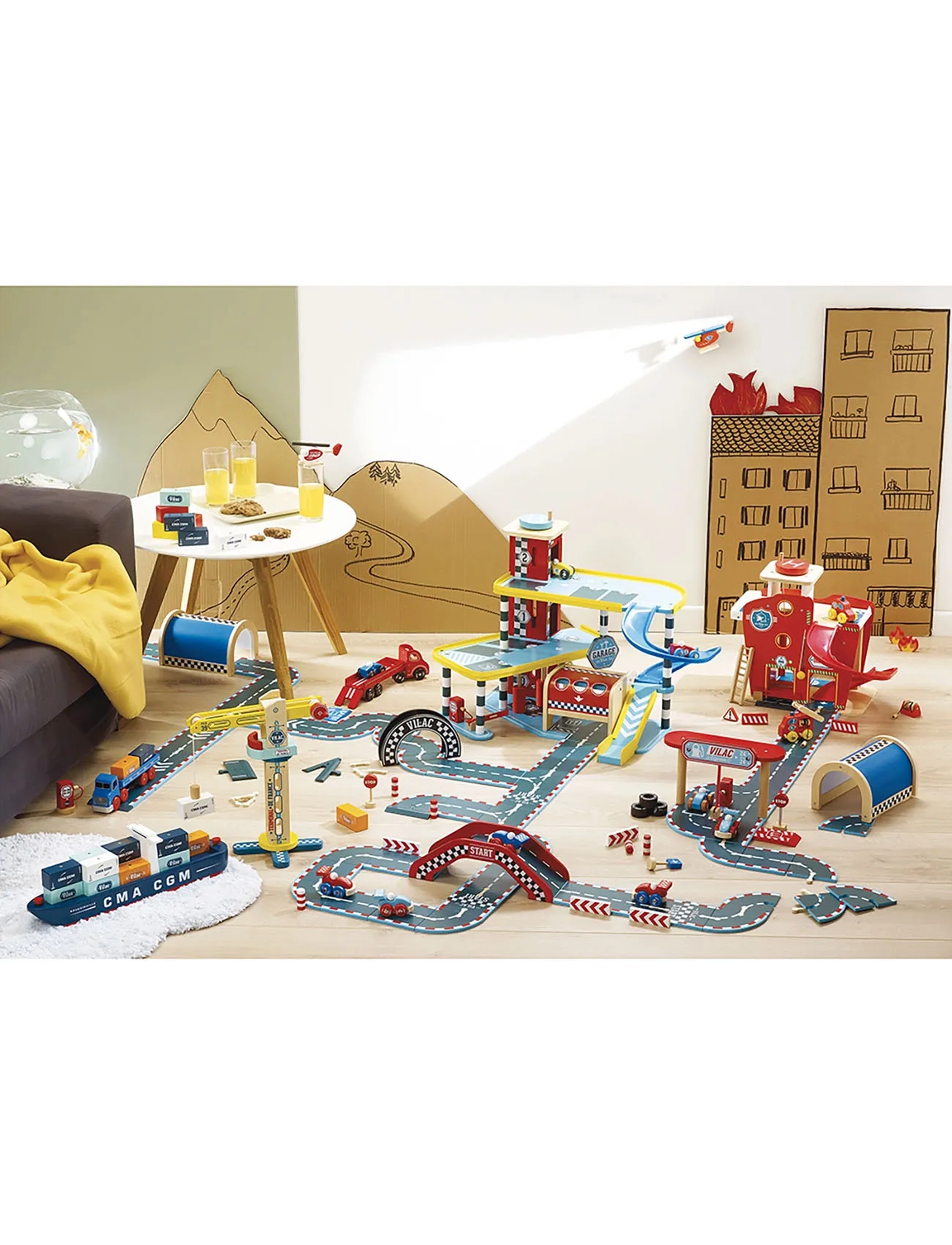 Vilac Vilac City Container Truck, One Size, Multi/patterned, Toy Cars > Other Toy Cars, Børn