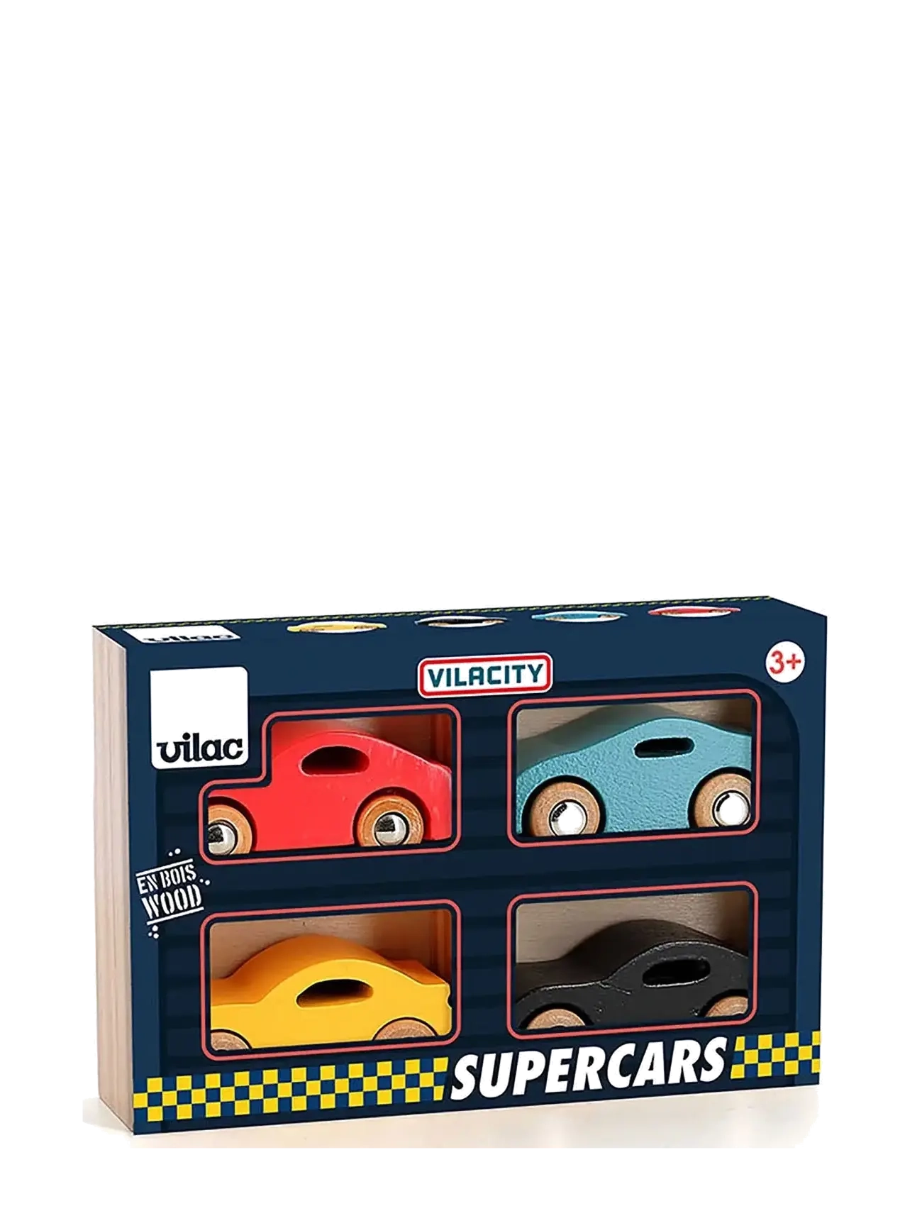 Vilac - Super Cars - Box set of 4 - leksaksfordon & bilar - multi - 1