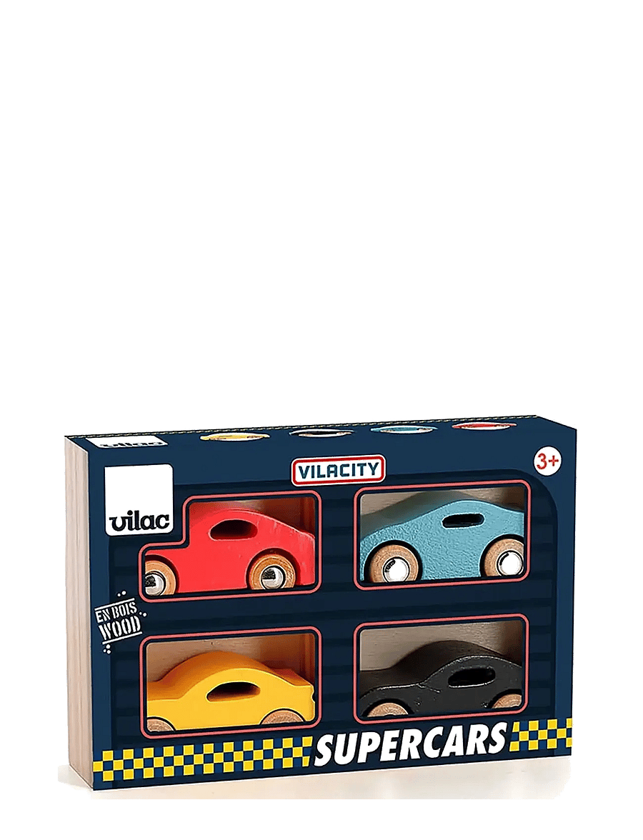Vilac - Super Cars - Box set of 4 - spielzeugautos - multi - 1