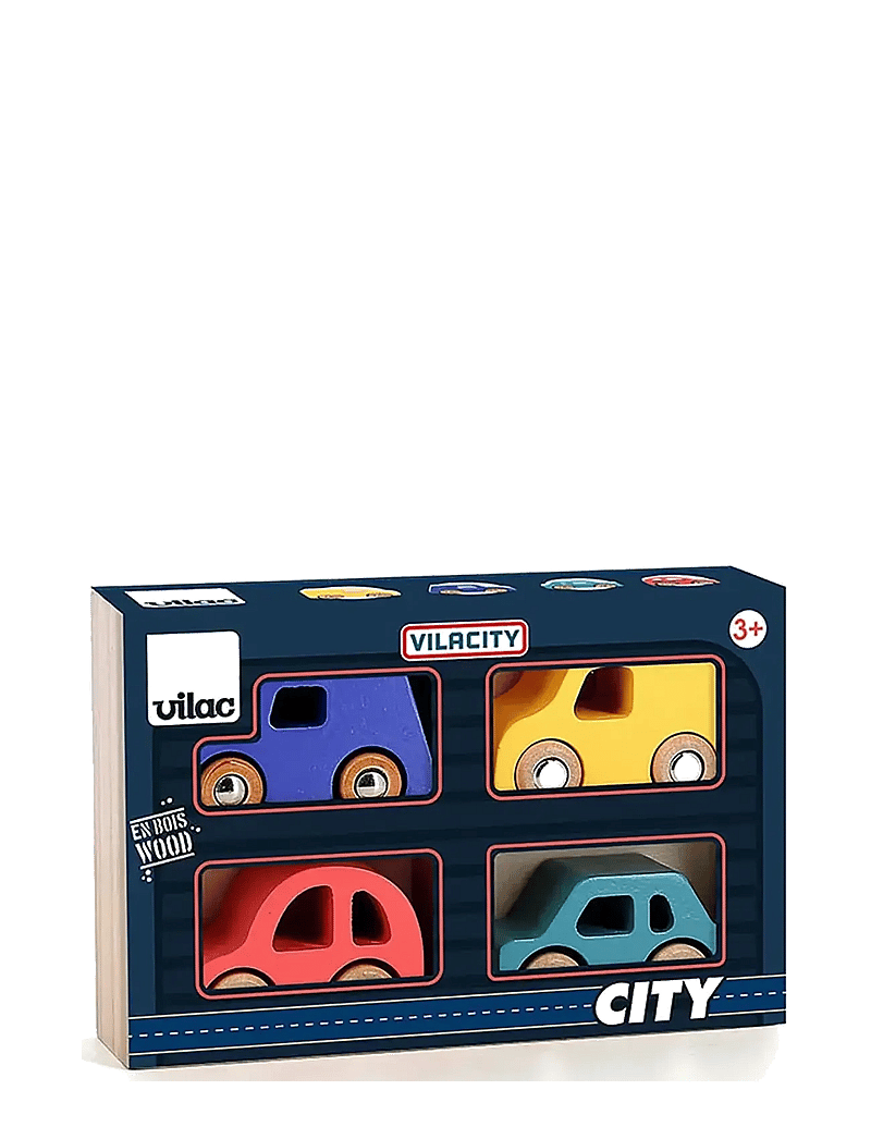 Vilac - City Cars - Box set of 4 - geschenke unter 30€ - multi - 1