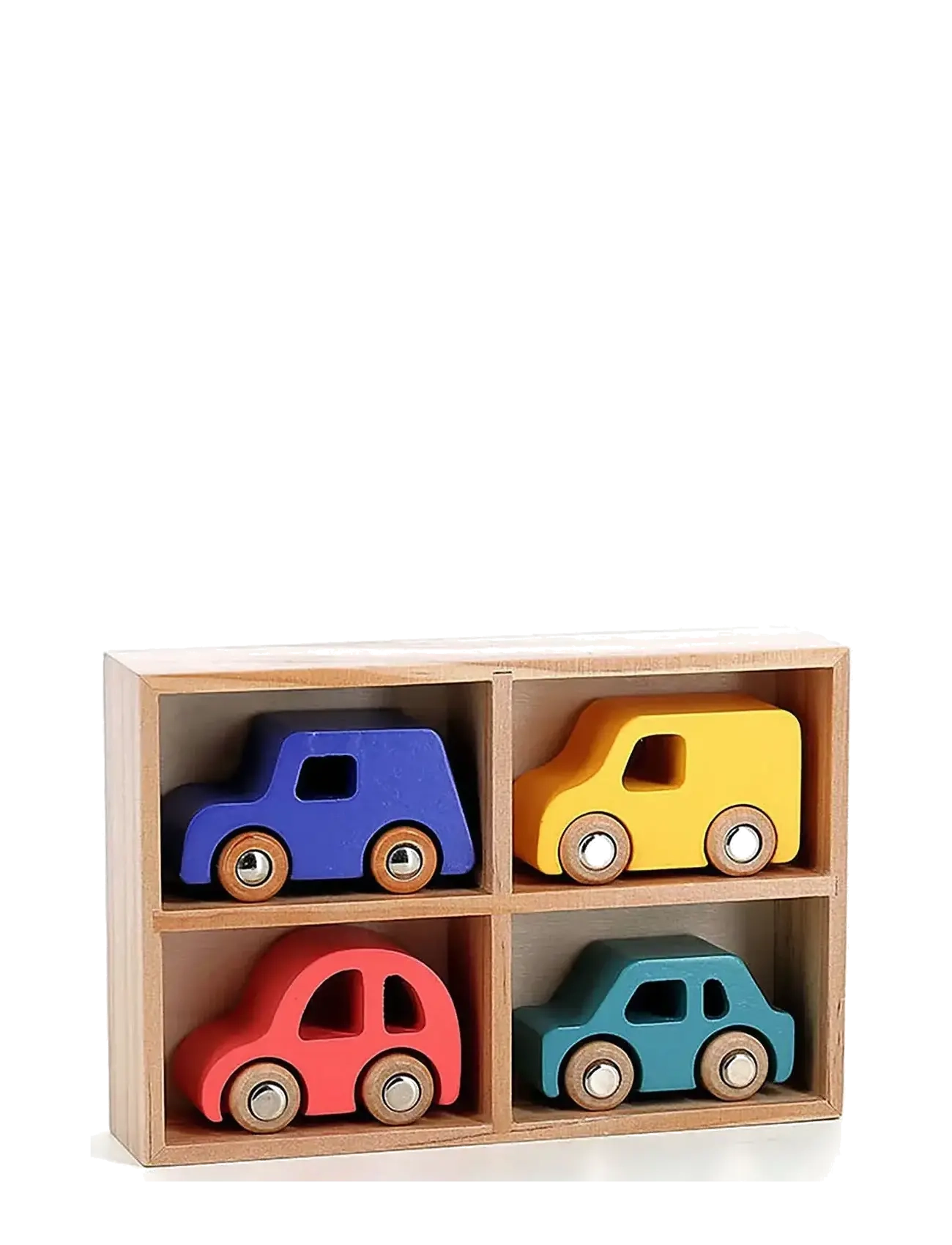 Vilac - City Cars - Box set of 4 - mänguautod - multi - 2