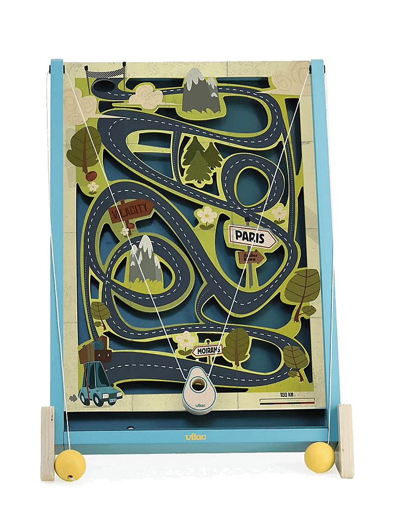 Vilac - Labyrinth Game with 3 Boards - Routatrou - Õpetlikud mängud - turquise - 2