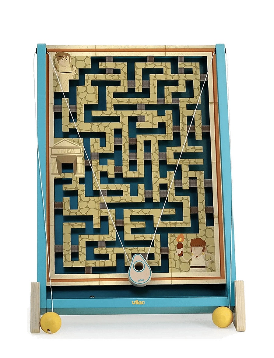 Vilac - Labyrinth Game with 3 Boards - Routatrou - pädagogische spiele - turquise - 3