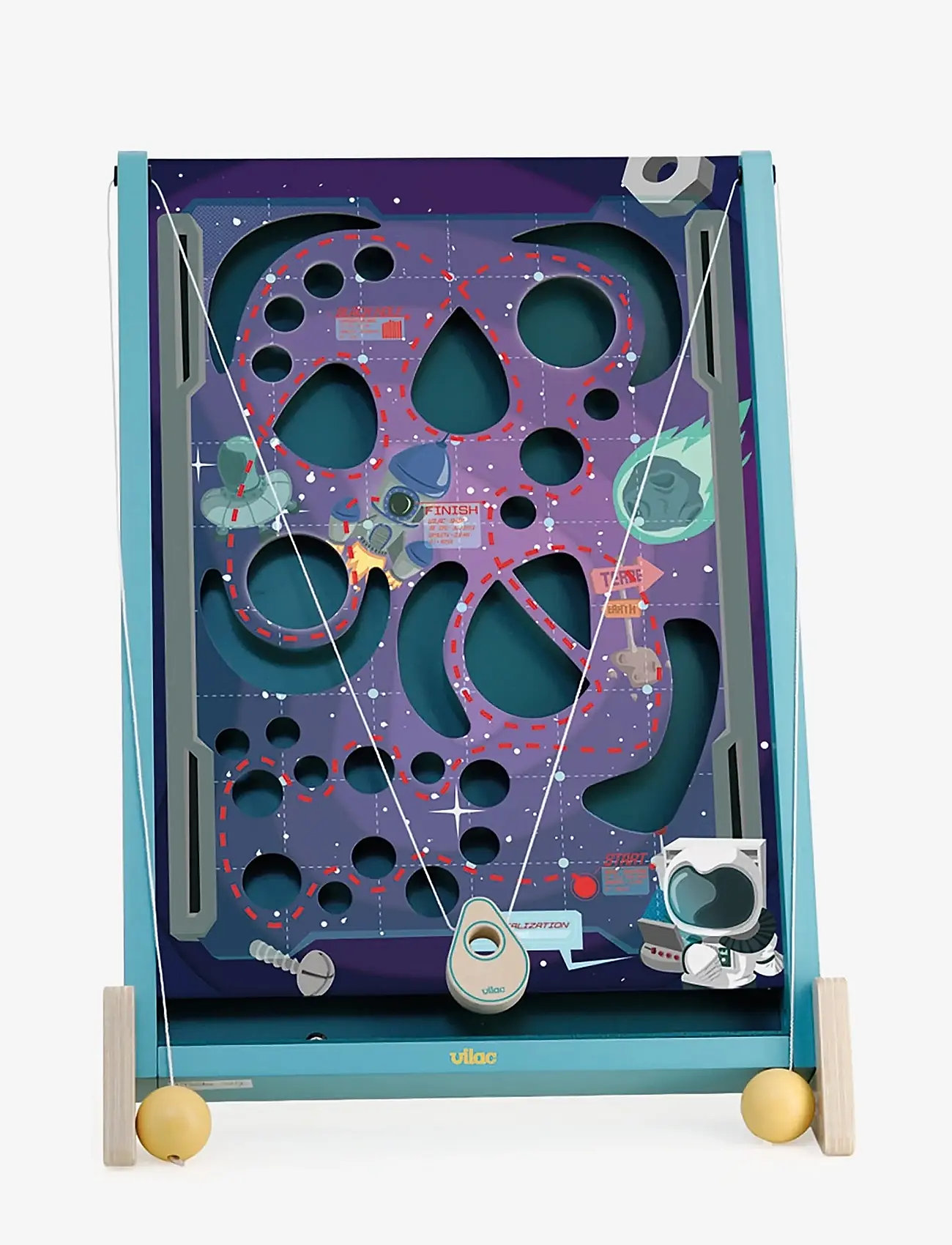 Vilac - Labyrinth Game with 3 Boards - Routatrou - Õpetlikud mängud - turquise - 4