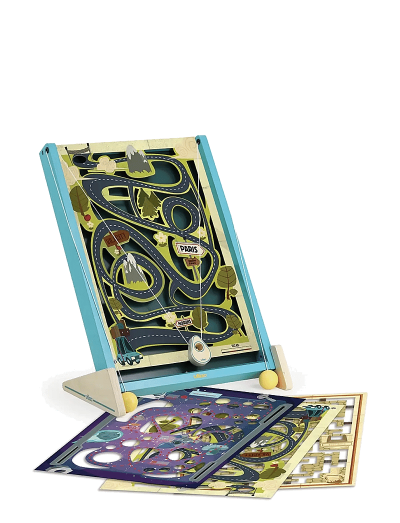Vilac - Labyrinth Game with 3 Boards - Routatrou - Õpetlikud mängud - turquise - 5