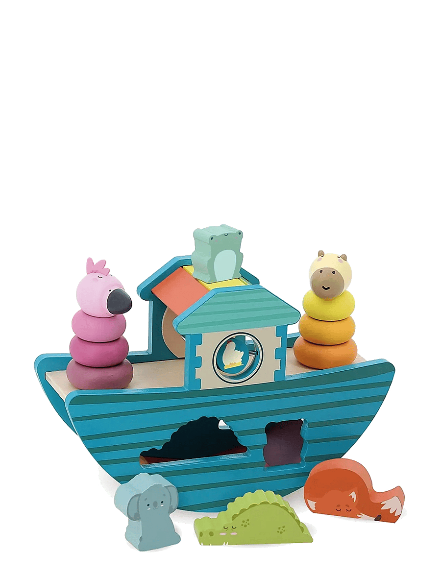Vilac - Shape Sorter - Animal Ark - motorik-spielzeug - teal - 1