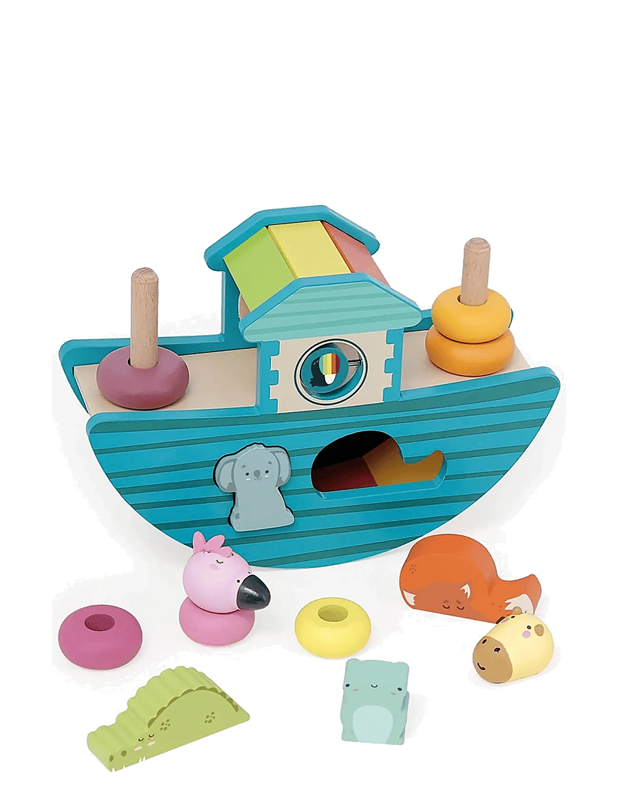 Vilac - Shape Sorter - Animal Ark - motorik-spielzeug - teal - 2