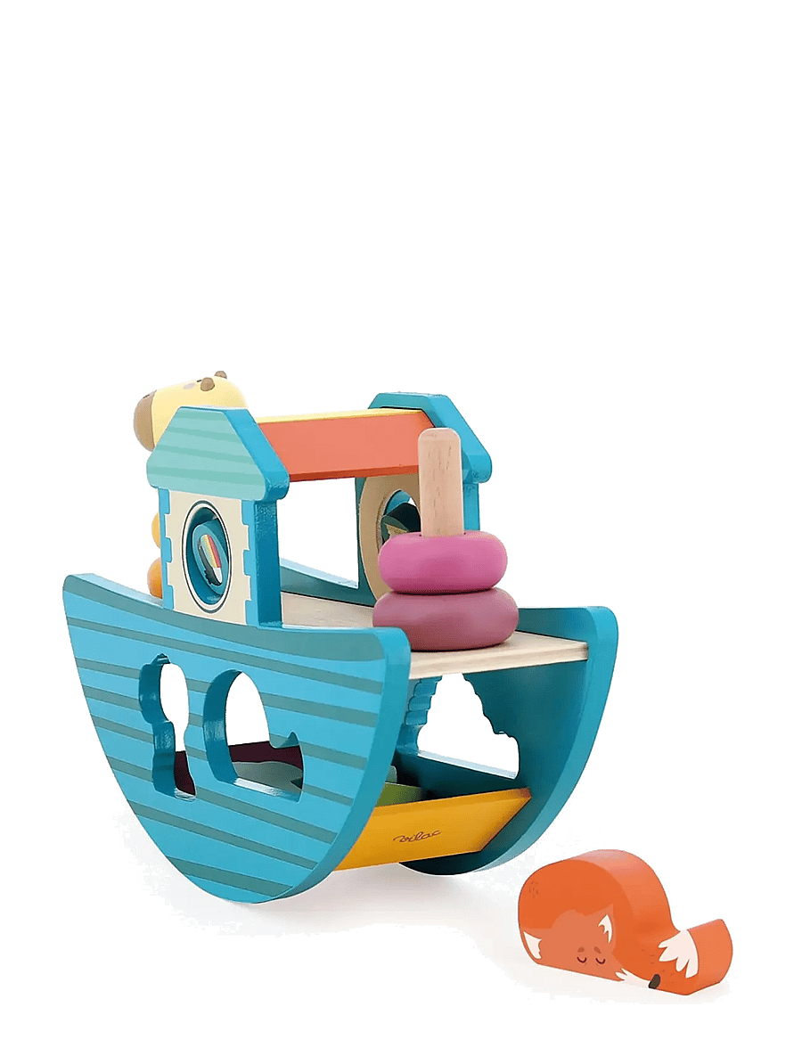Vilac - Shape Sorter - Animal Ark - motorik-spielzeug - teal - 3