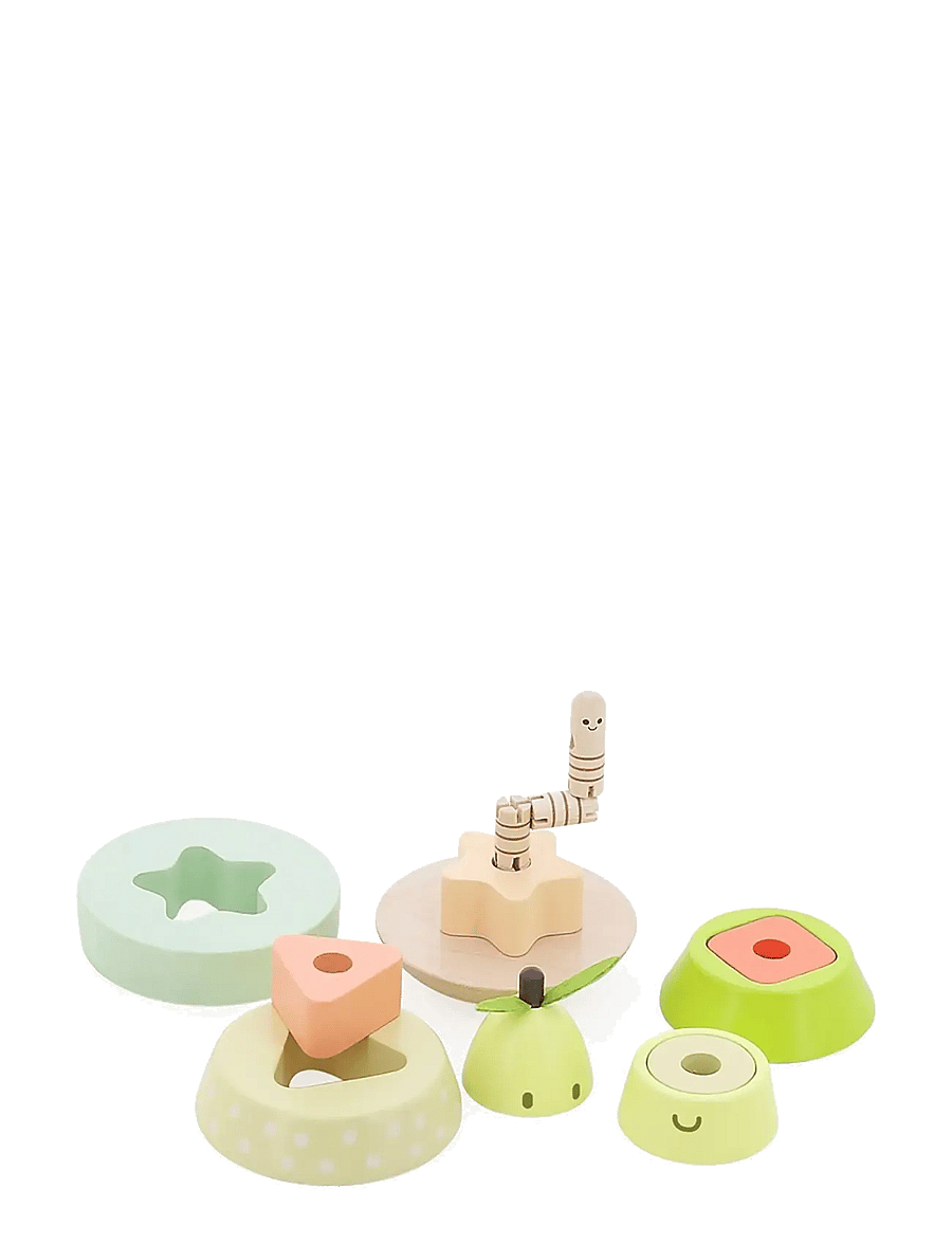 Vilac - Stacking Pear 10 pcs - laotavad klotsid - green - 2