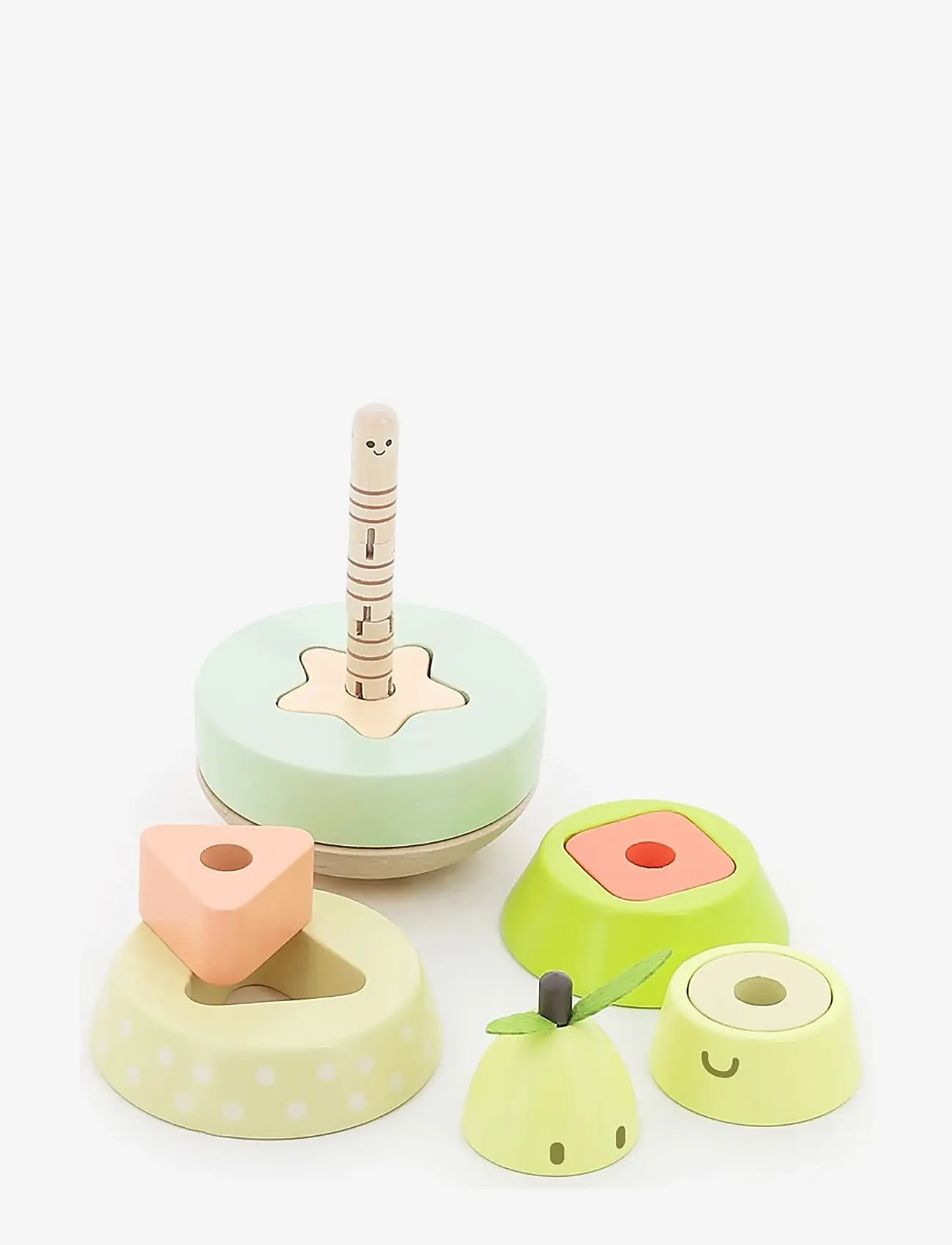 Vilac - Stacking Pear 10 pcs - green - 3