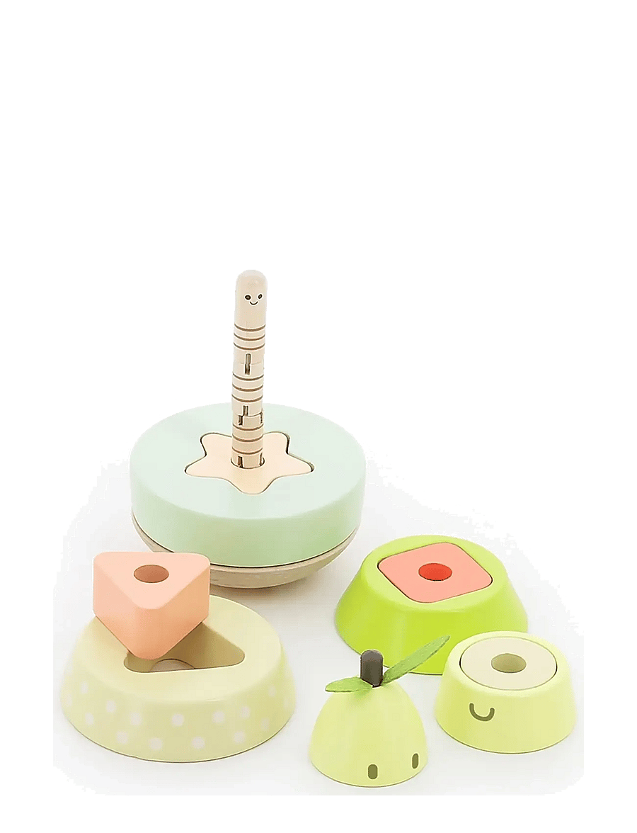 Vilac - Stacking Pear 10 pcs - laotavad klotsid - green - 3