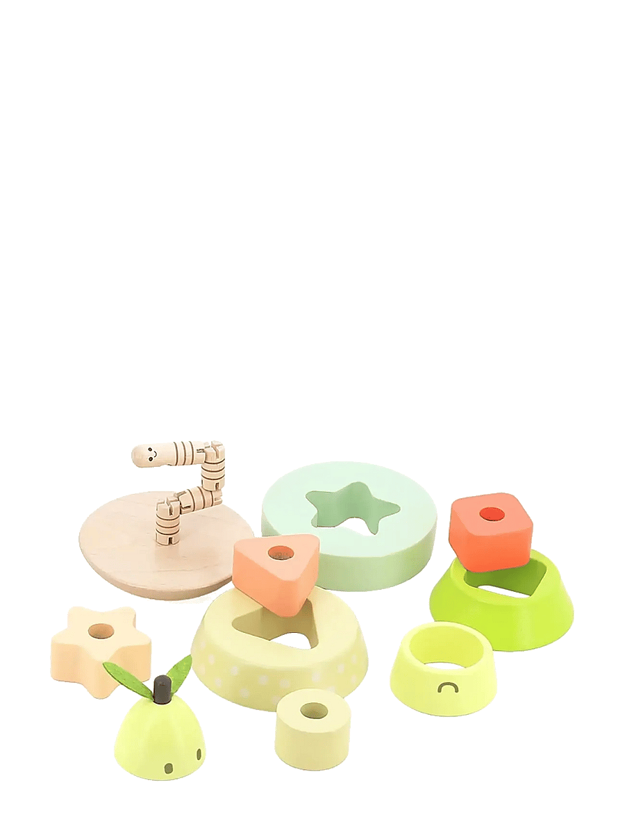 Vilac - Stacking Pear 10 pcs - laotavad klotsid - green - 4