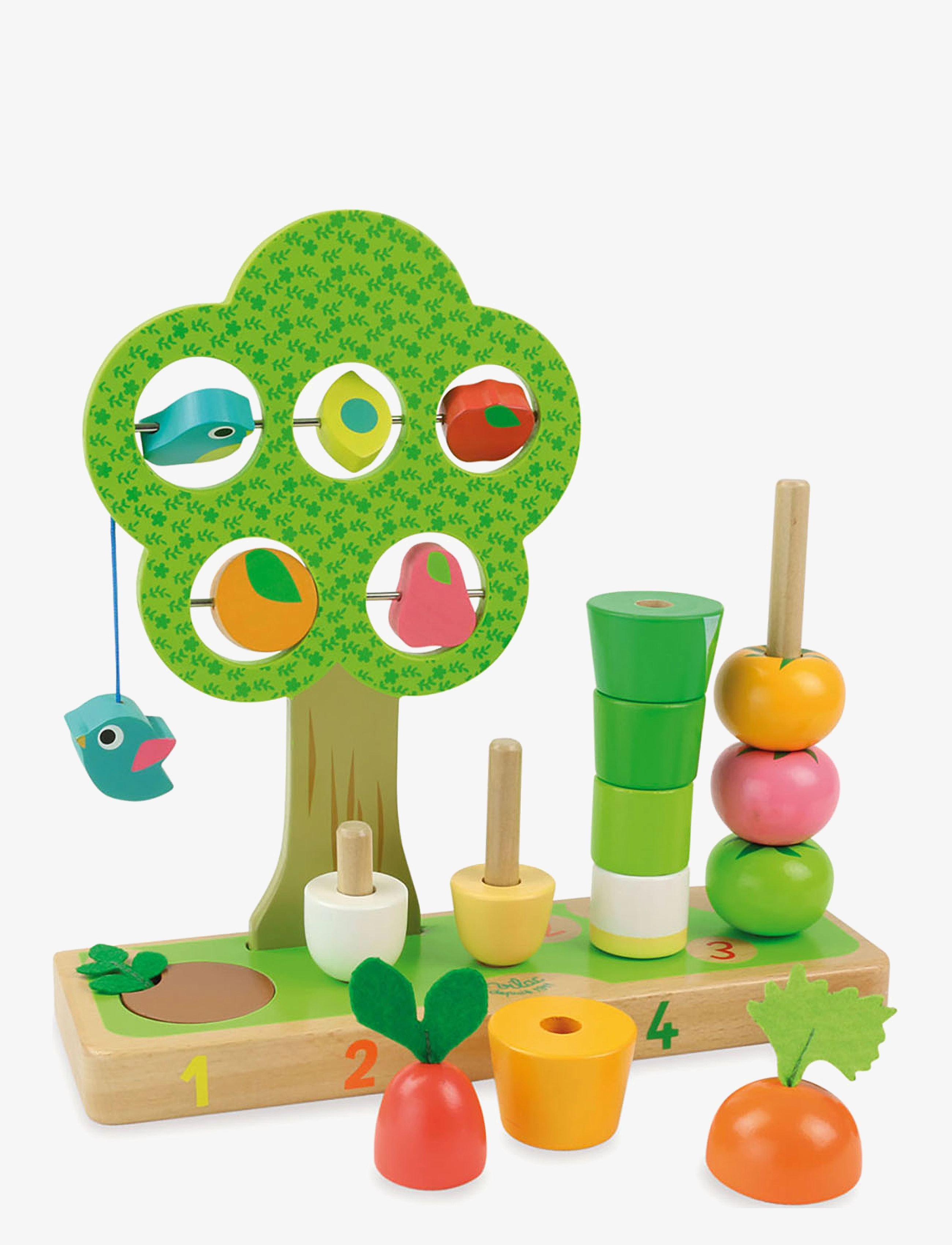 Vilac Learn to Count - Vegetables - Jõulukingid - GREEN / multi