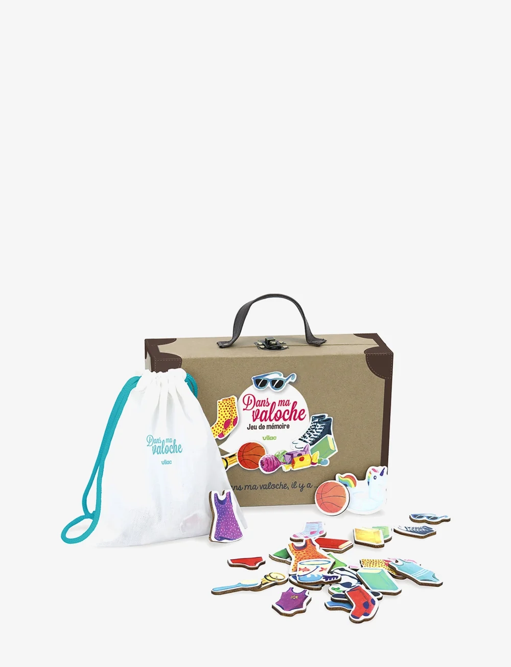 Vilac - Game - In my suitcase - memo - multi - 0