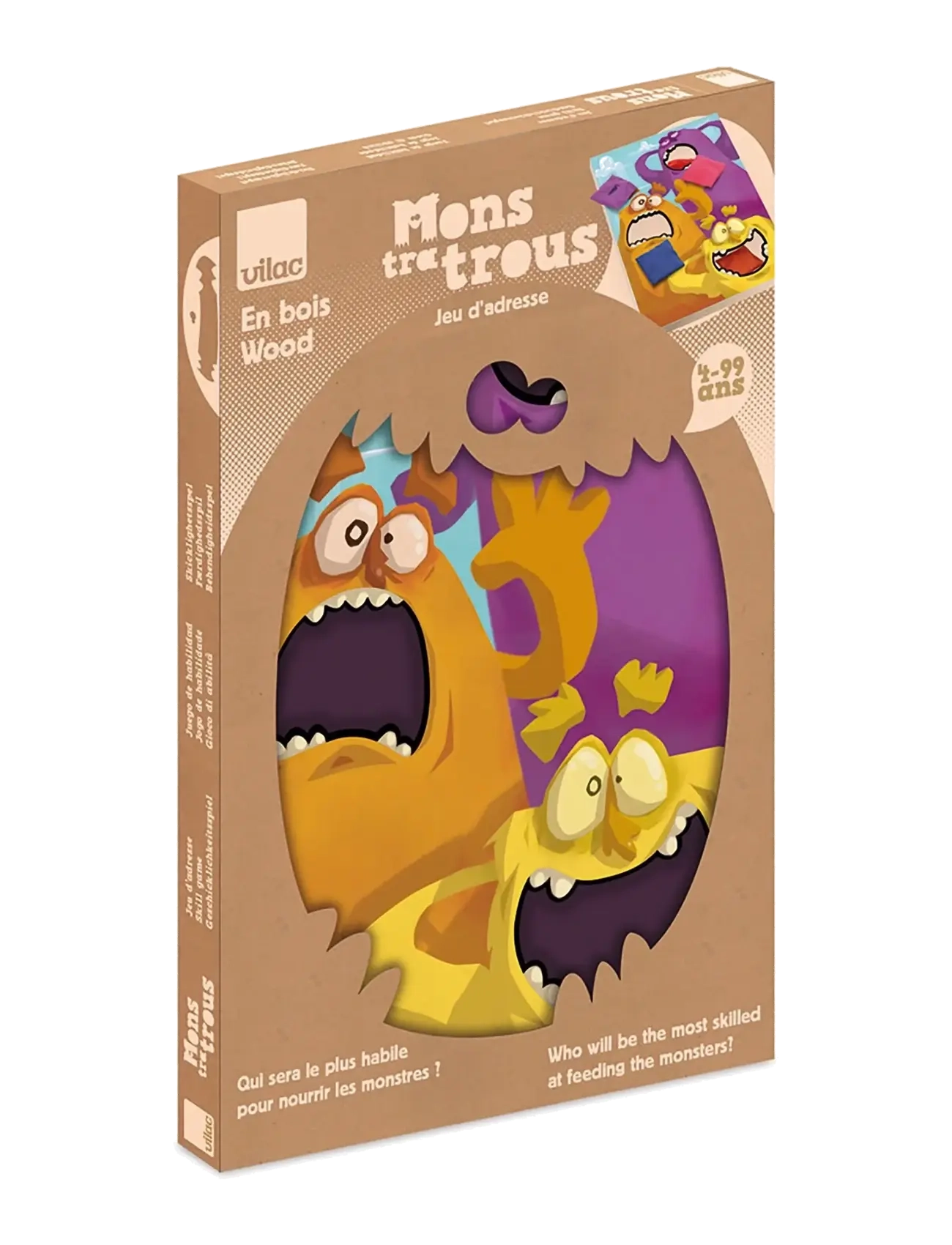 Vilac - Beanbag Toss - Monsters - aktyvūs žaidimai - multi - 2
