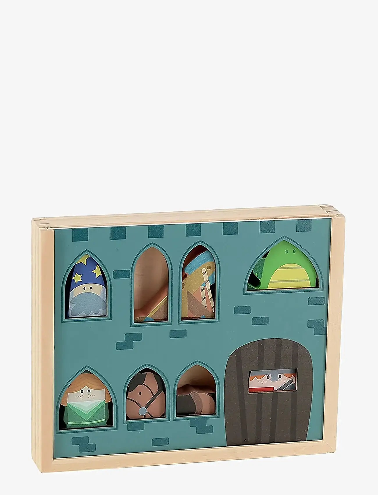 Vilac - Castle Figurines - wooden figures - multi - 2