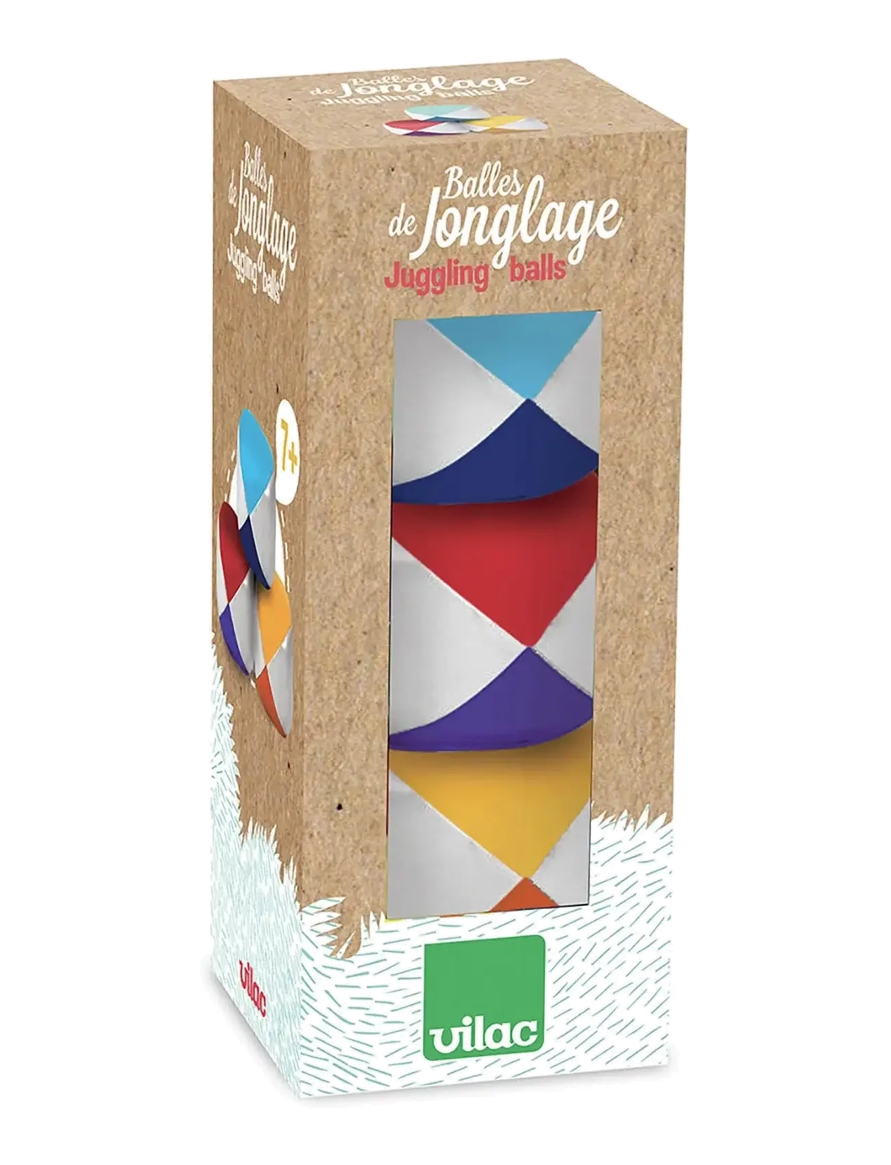 Vilac 3 Juggling Balls, One Size, Multi/patterned, Outdoor Legetøj > Outdoor Games & Sport, Børn