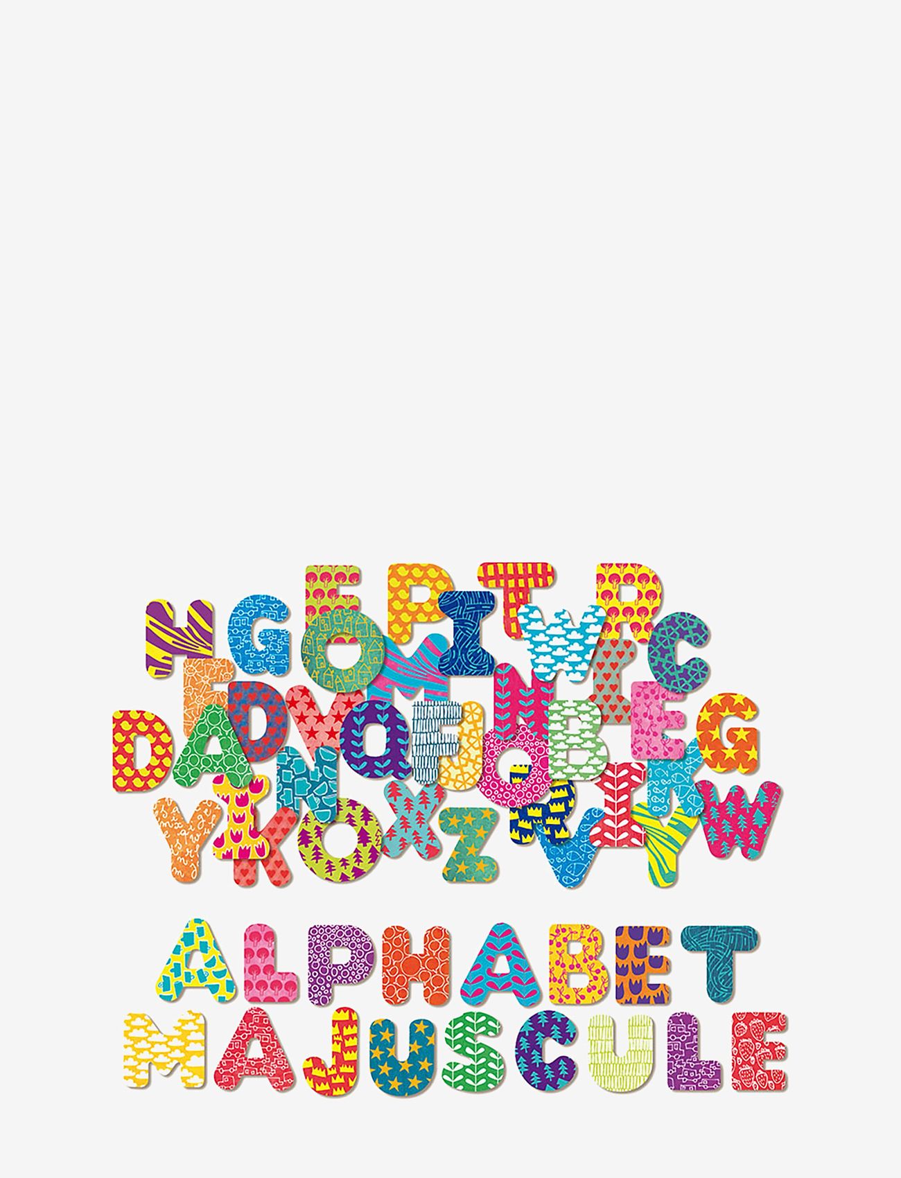 Vilac - 56 alphabet magnets - multi - 1