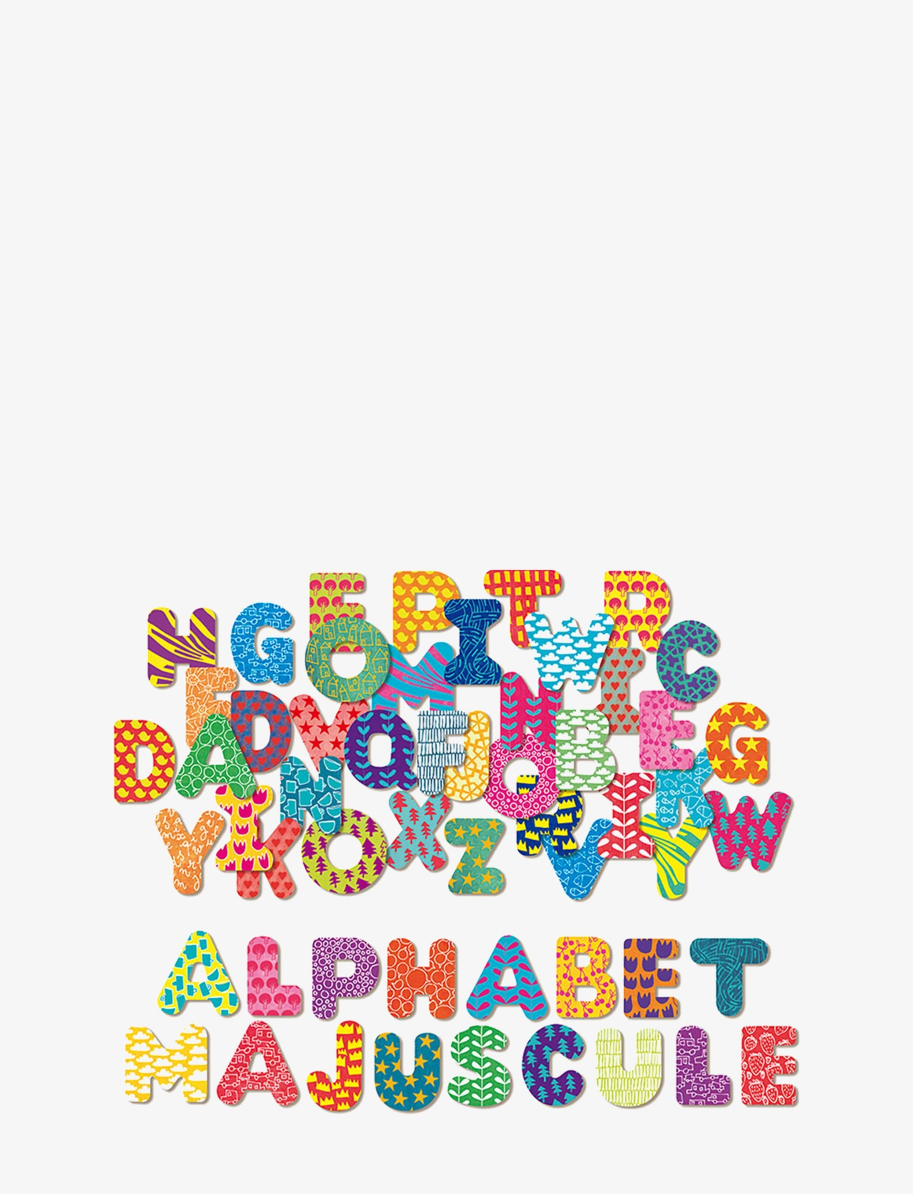 Vilac - 56 alphabet magnets - multi - 1