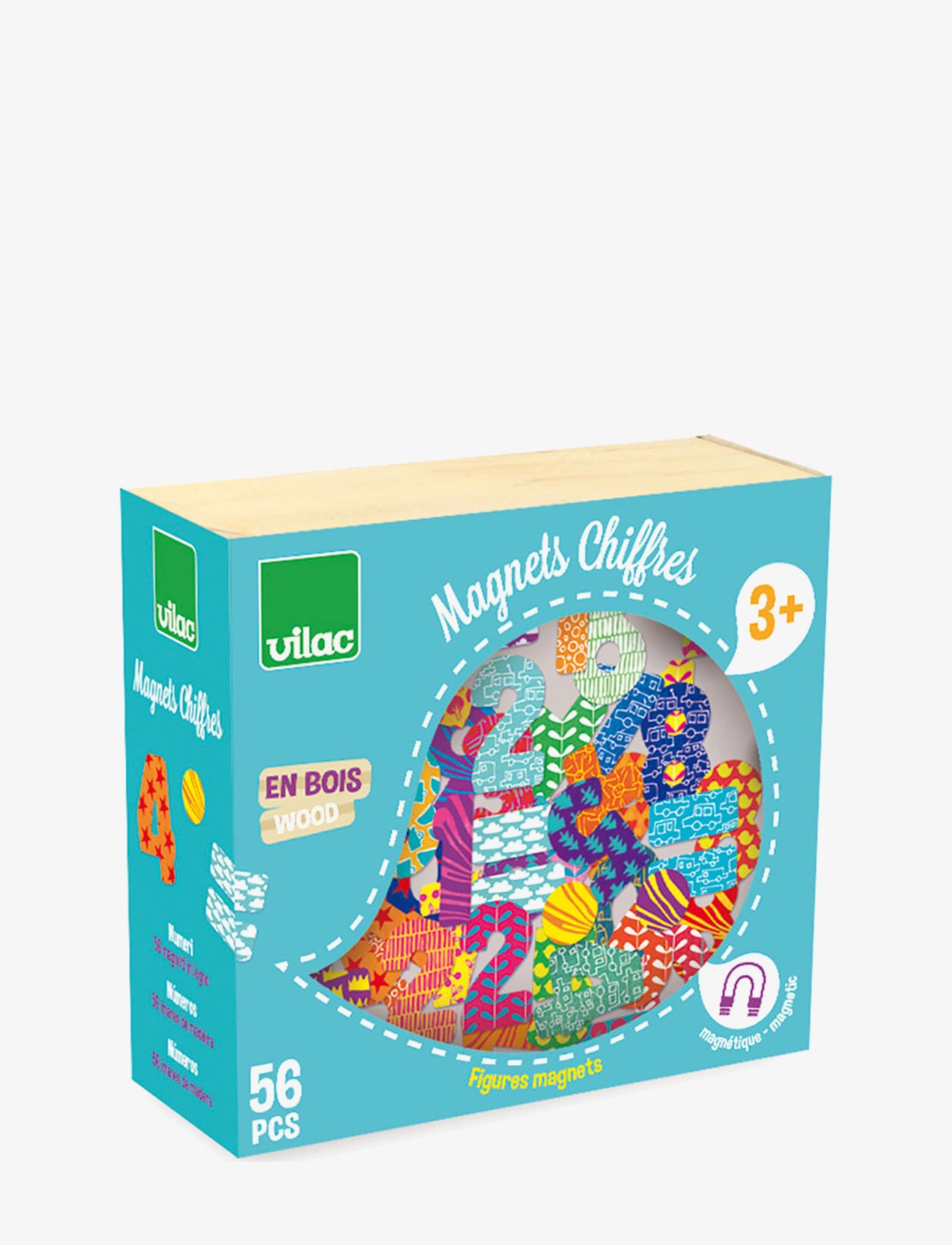 Vilac Magnets Numbers And Characters For Calculating 56 Pcs, One Size, Games, Mehrfarbig/gemustert - Active Kinder