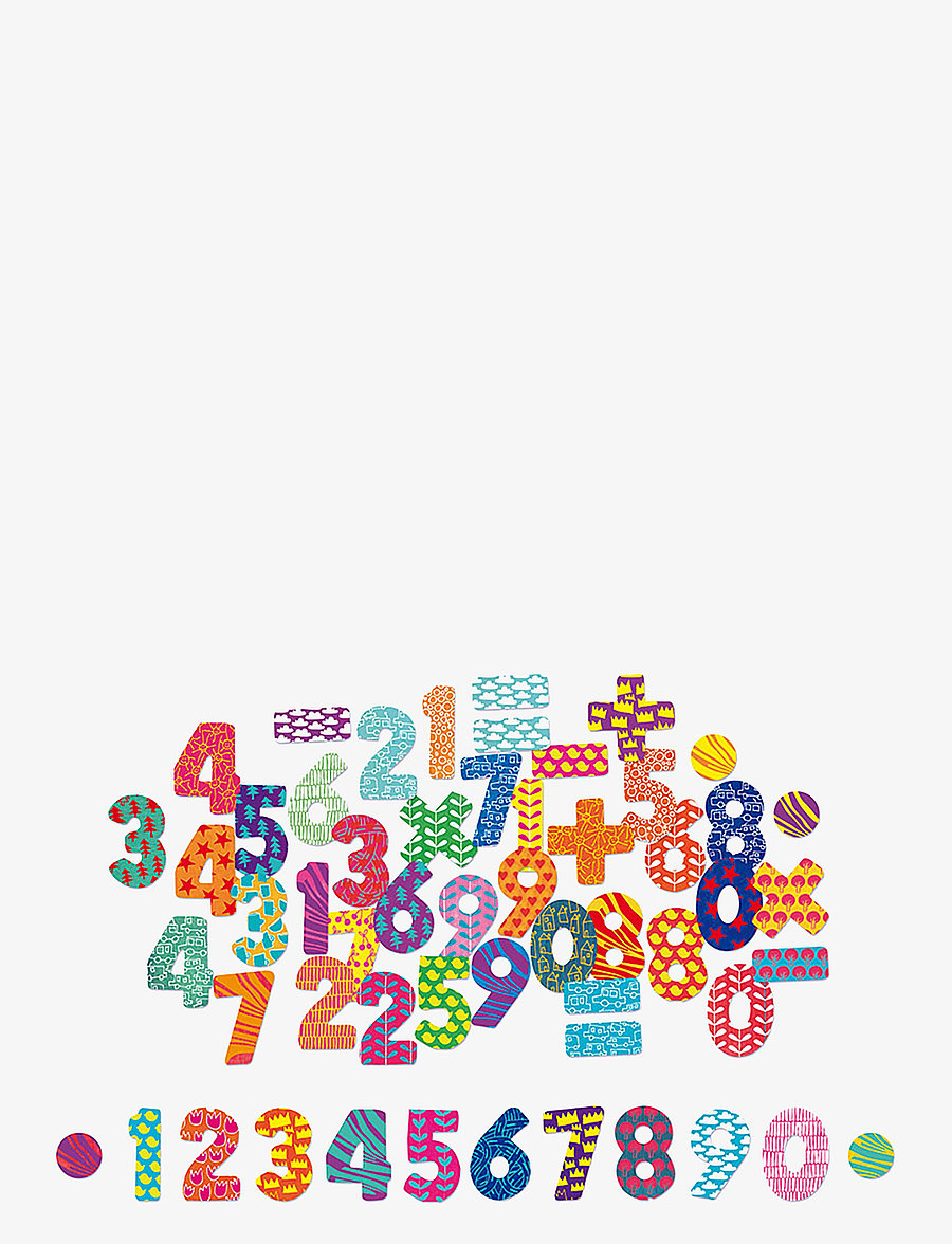 Vilac - Magnets - Numbers and characters for calculating - 56 pcs - aktive spil - multi - 1
