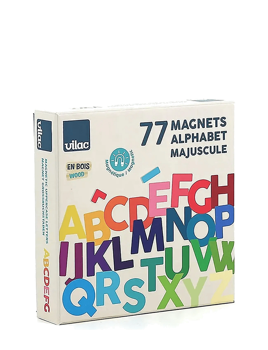 Vilac - Magnetic Letters - Uppercase (English) - interaktiivsed mänguasjad - multi - 0