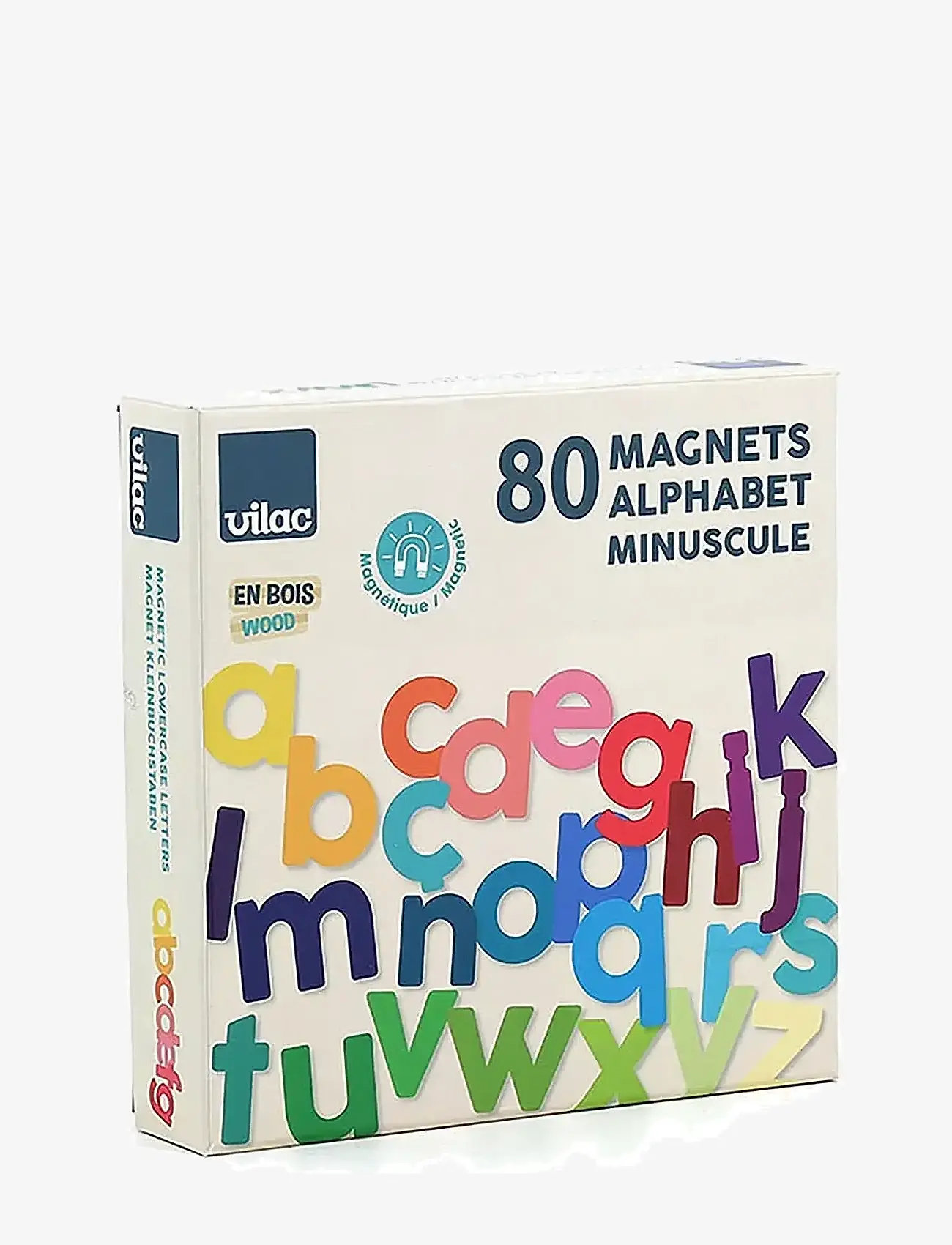 Vilac - Magnetic Letters - Lowercase (International) - interaktiivsed mänguasjad - multi - 0