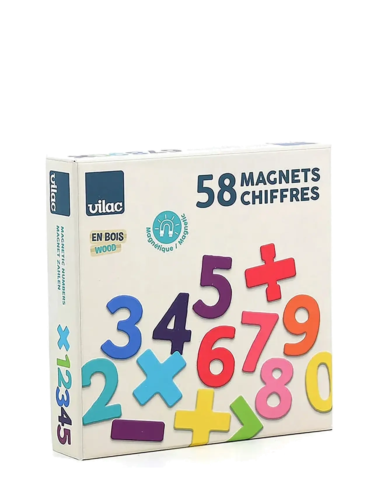 Vilac Magnetic Numbers, Børn, Interactive Legetøj, Multi/mønstret, Str: ONE SIZE