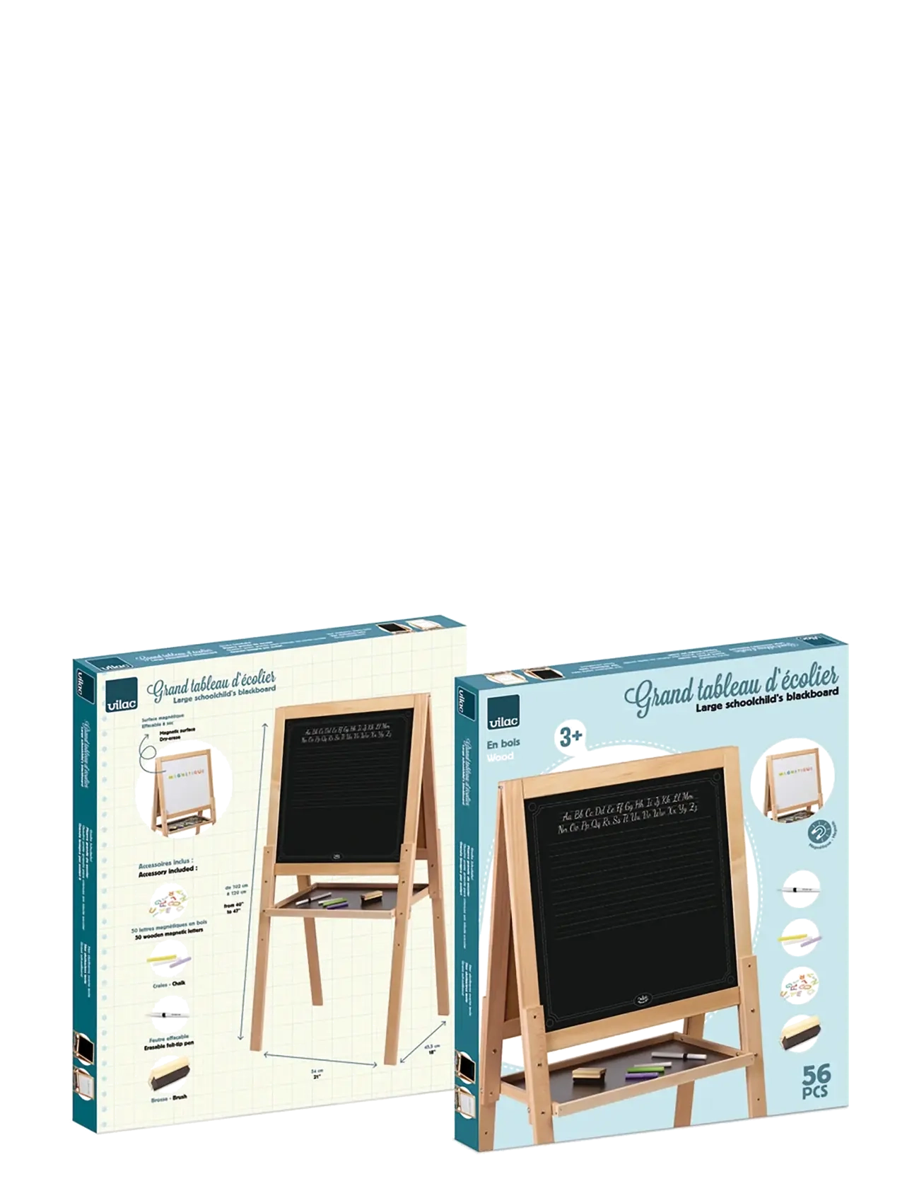 Vilac - Blackboard - Doublesided on Feet - black - 3