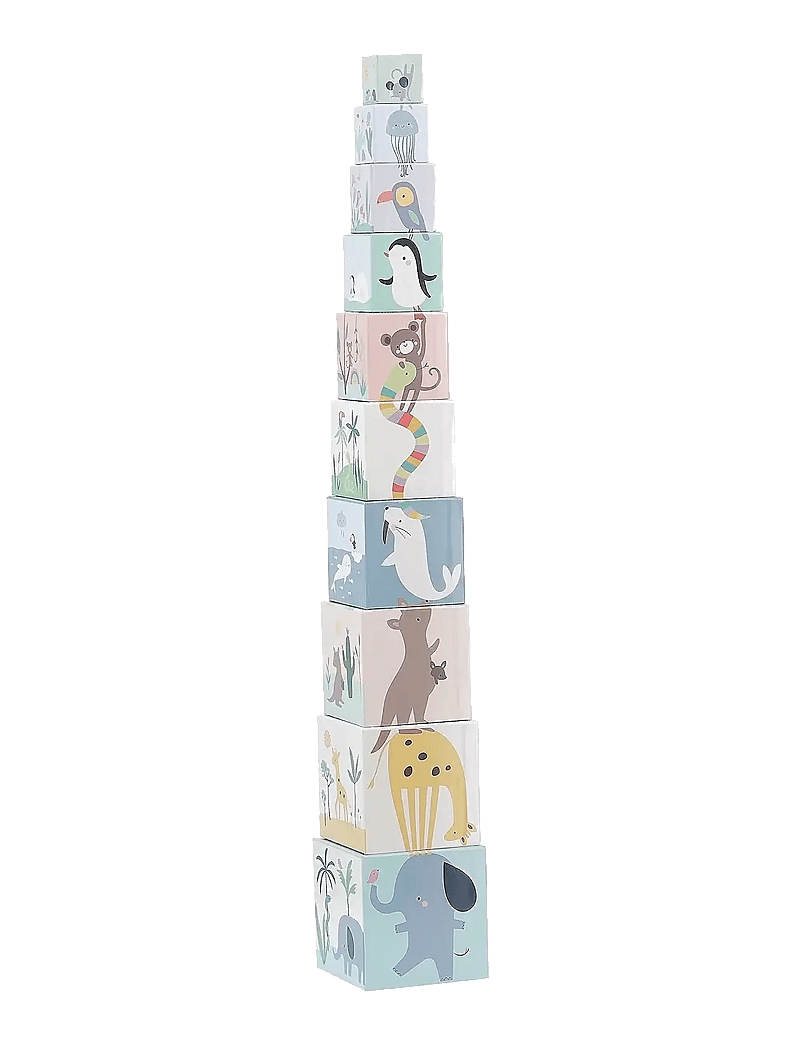 Vilac - Nesting Cubes - Animals by Sarah Betz - stapelklötze - multi - 3