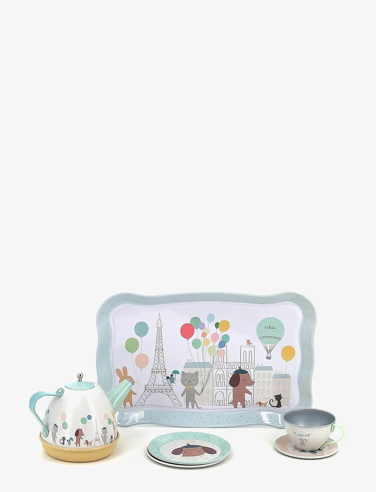 Vilac - Musical Tea Set - Paris by Sarah Betz - kaffesæt & tesæt - multi - 2