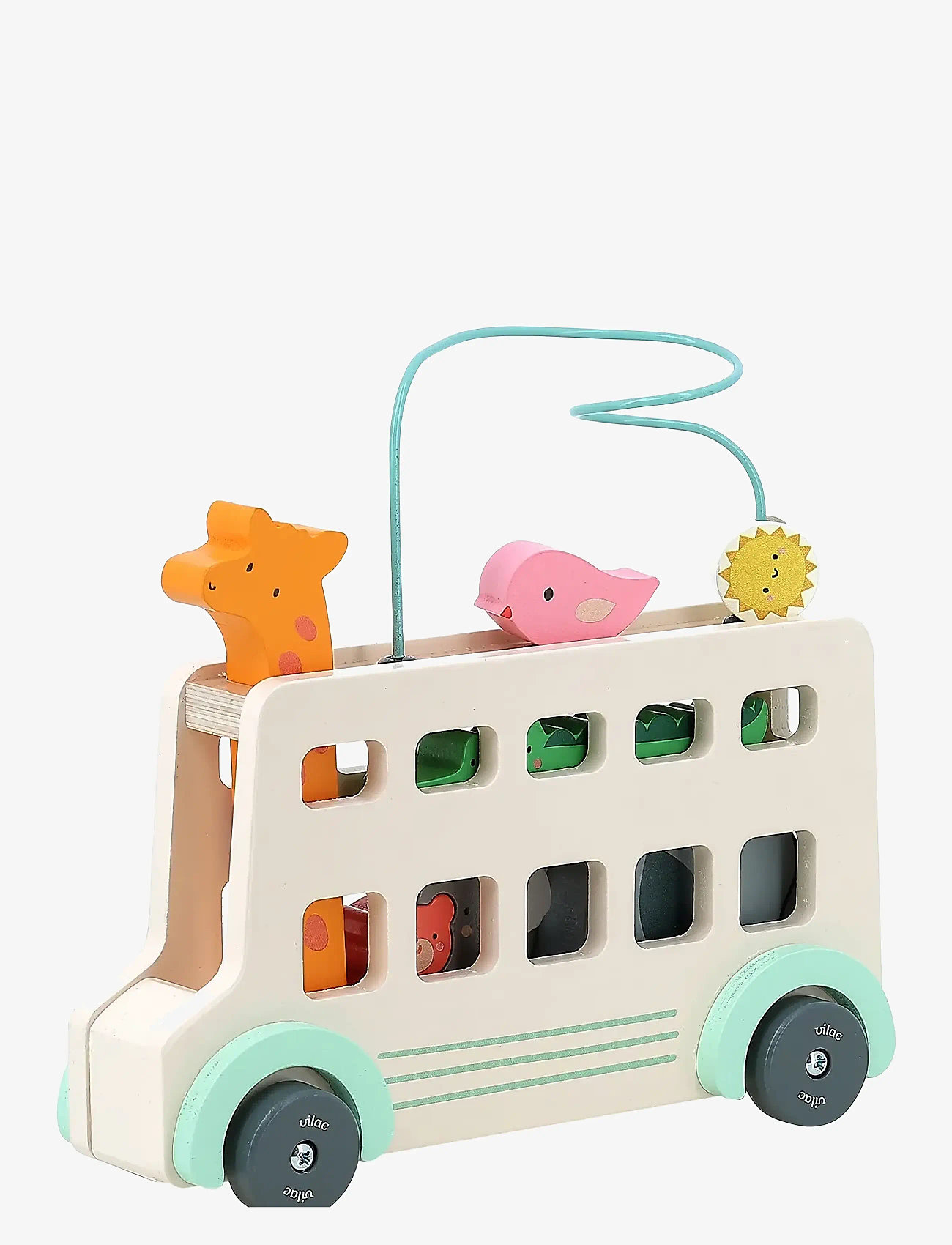 Vilac - Activity Toy - Animals Bus by Sarah Betz - interaktivt legetøj - nature - 2