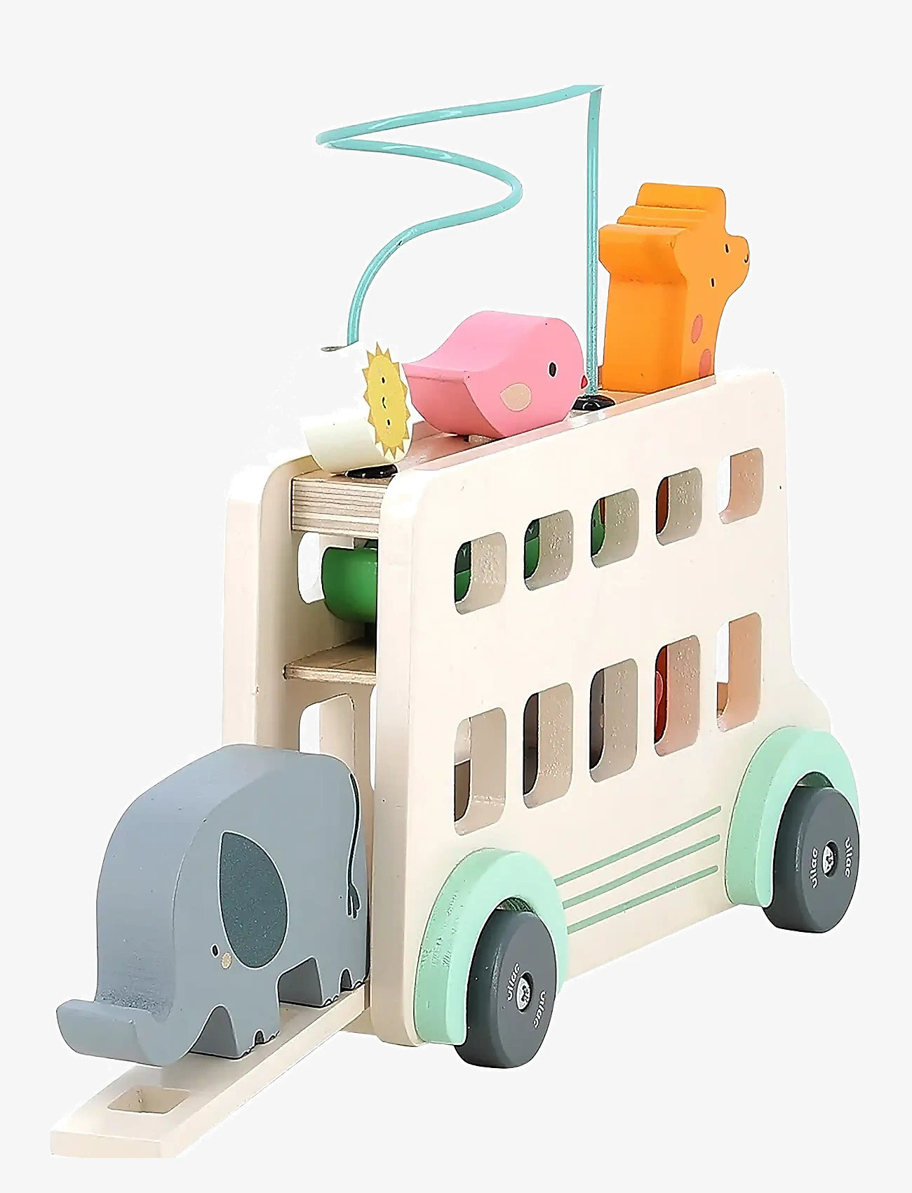 Vilac - Activity Toy - Animals Bus by Sarah Betz - interaktivt legetøj - nature - 4