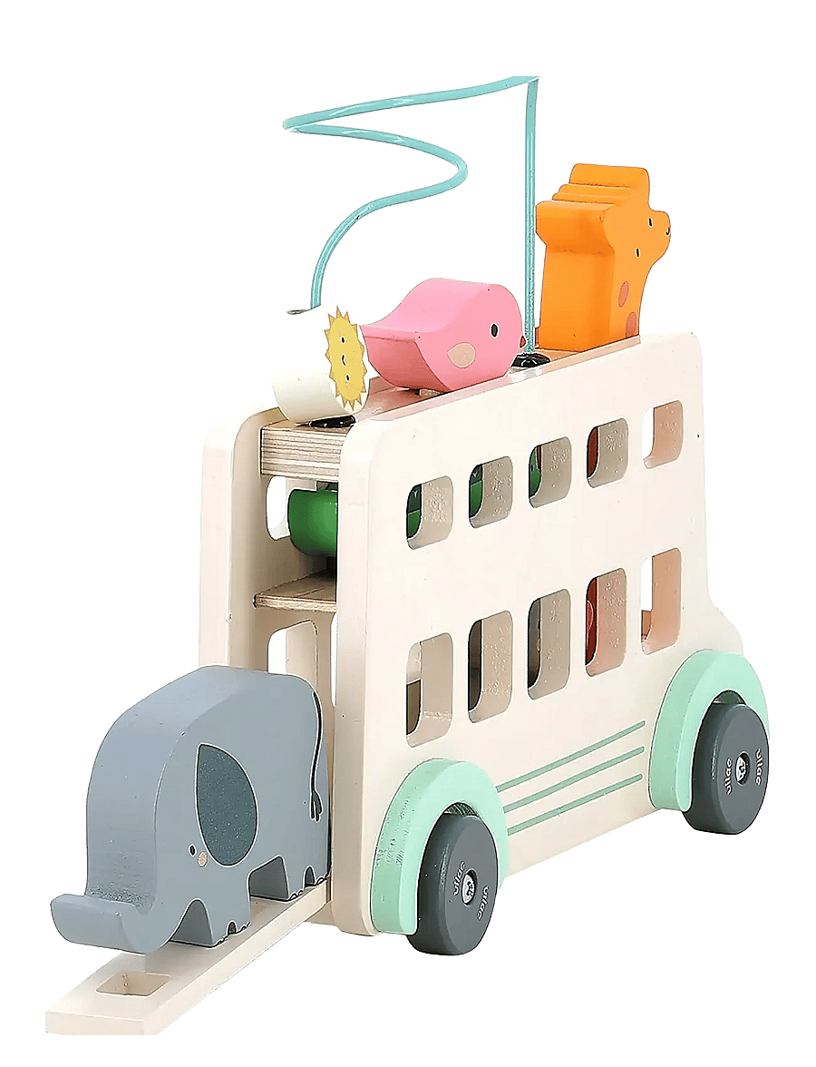 Vilac - Activity Toy - Animals Bus by Sarah Betz - interaktiivsed mänguasjad - nature - 4