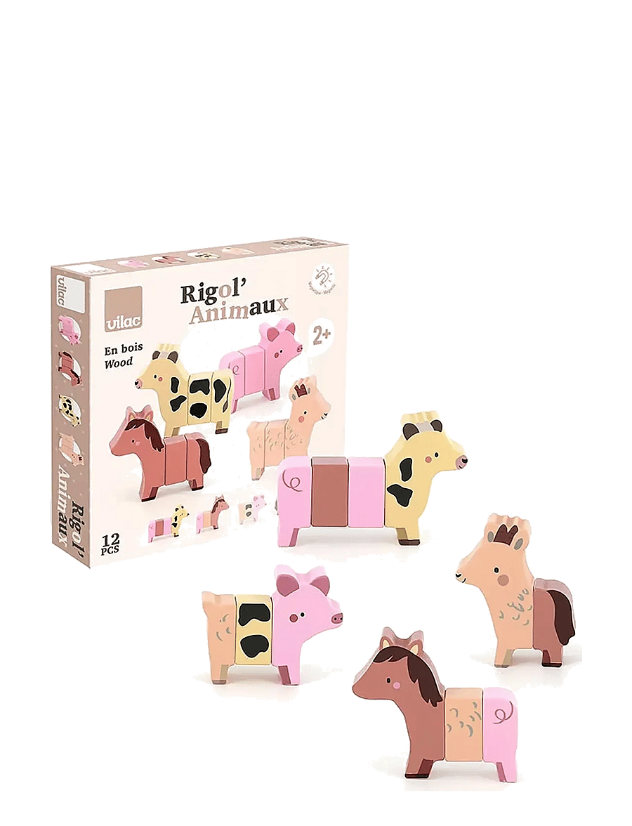 Vilac - Magnetic Animals 12 Pcs - loomad - multi - 4