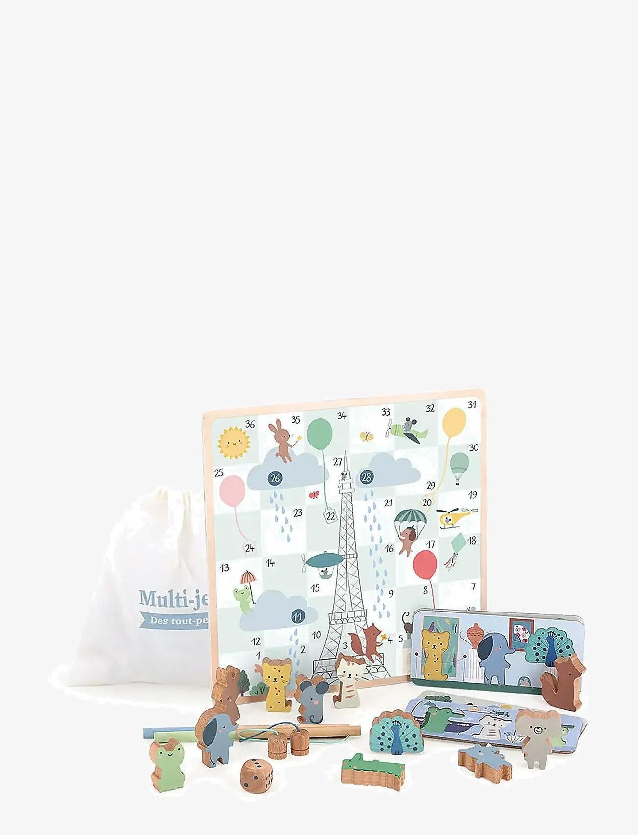 Vilac - 4 Games for Toddlers - Þroskaspil - multi - 1