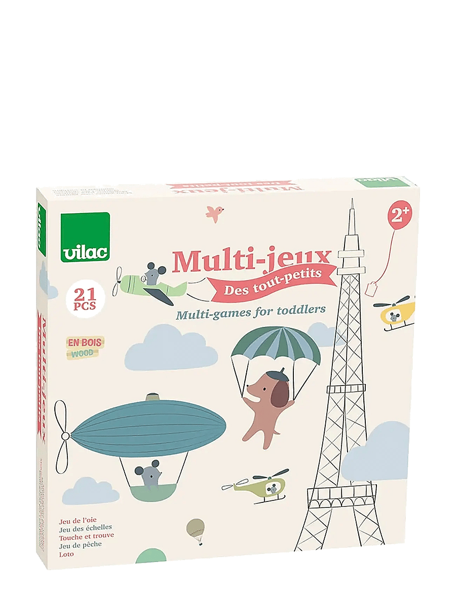Vilac - 4 Games for Toddlers - Õpetlikud mängud - multi - 2