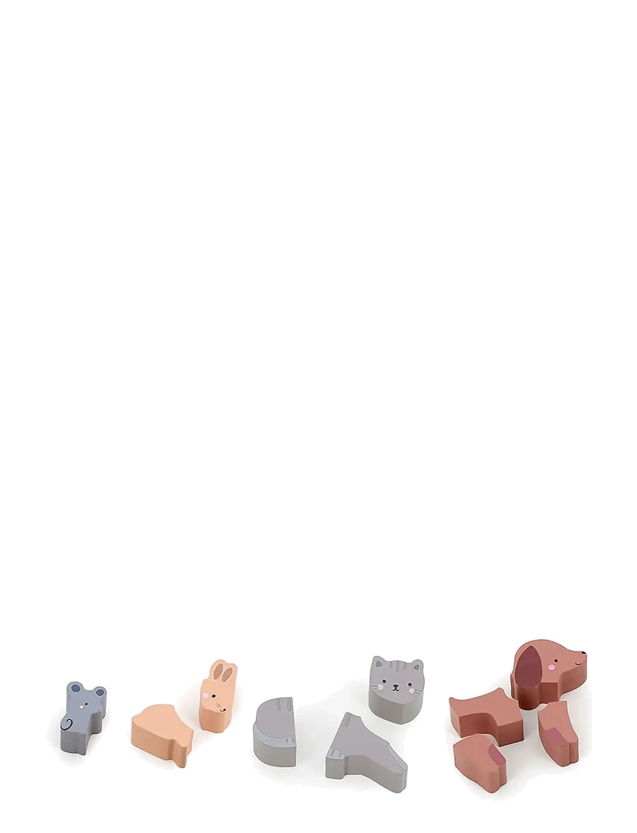 Vilac - Puzzle 10 pcs - Four Animals - djur - multi - 3