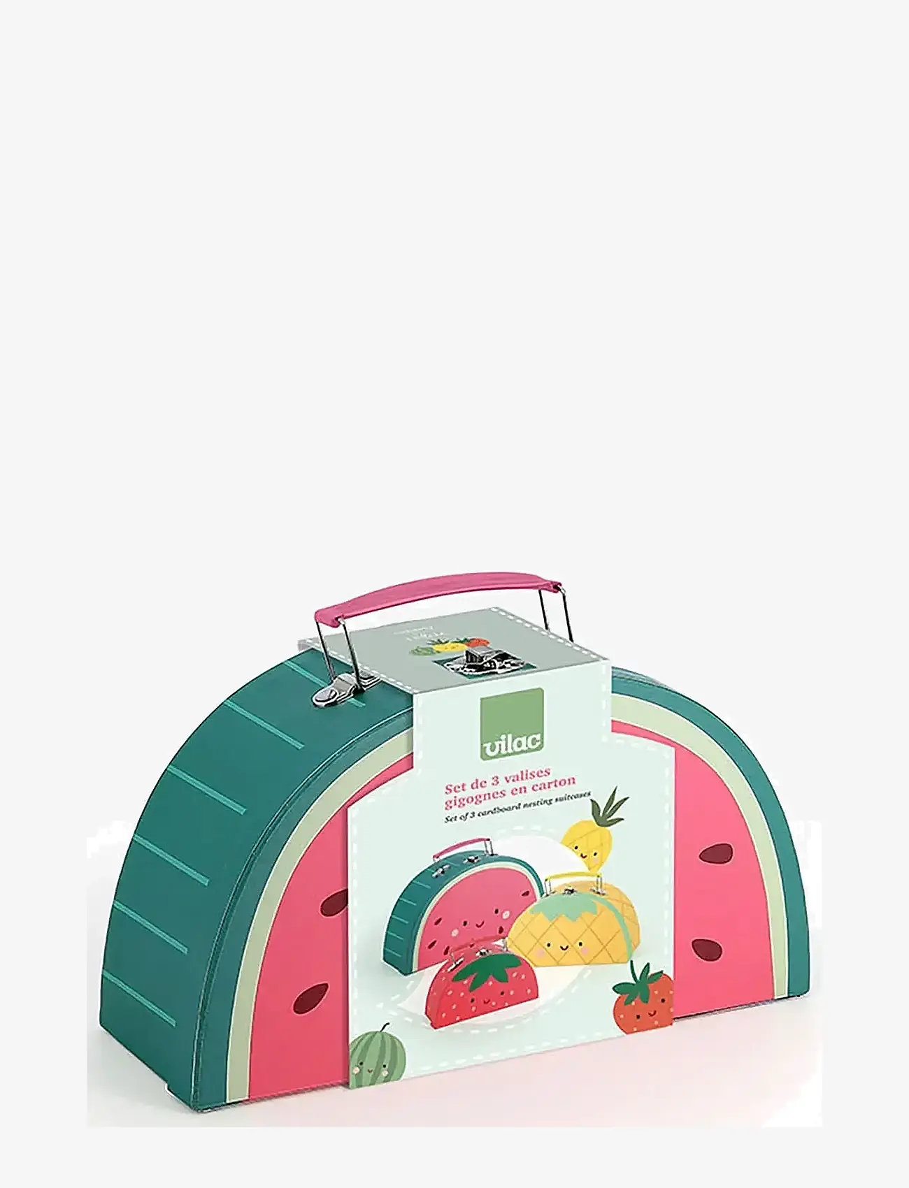 Vilac - Suitcases 3 pcs - Nesting - totes & små tasker - multi - 1