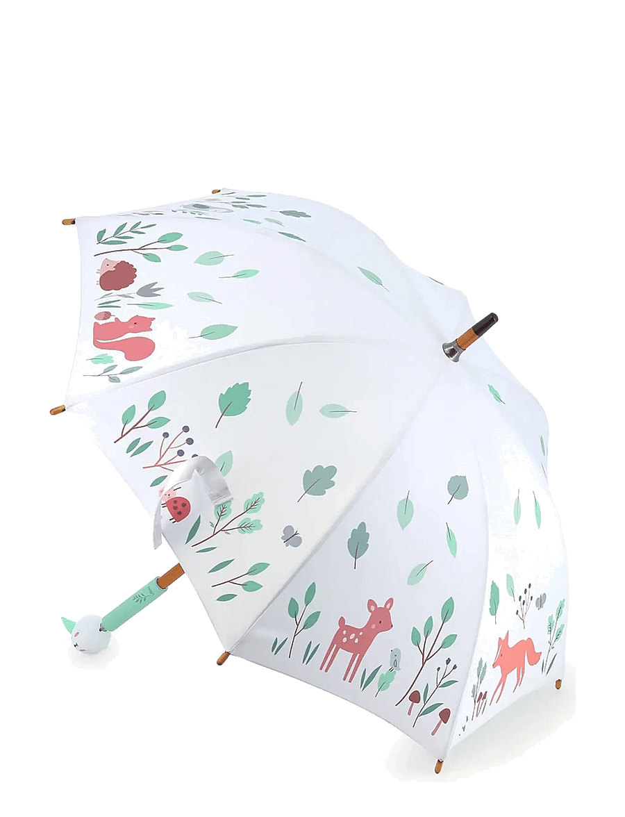 Vilac - Umbrella - The Forest - vihmavarjud - white - 0