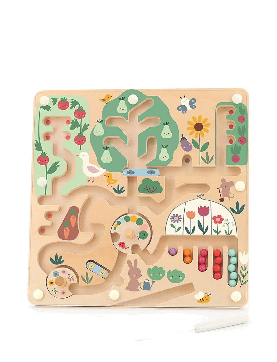 Vilac - Magnetic Maze - Harvest in the Garden by Sarah Betz - multi - 1