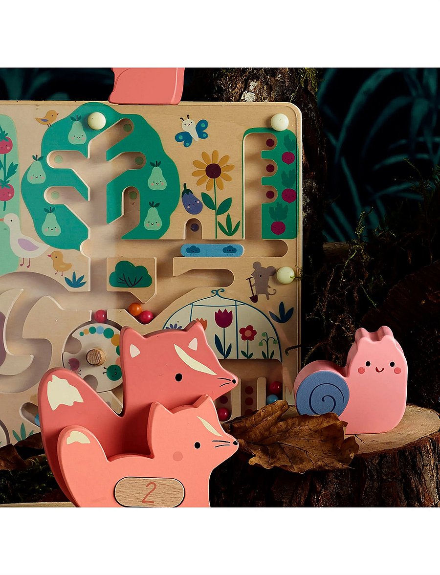 Vilac - Magnetic Maze - Harvest in the Garden by Sarah Betz - multi - 0