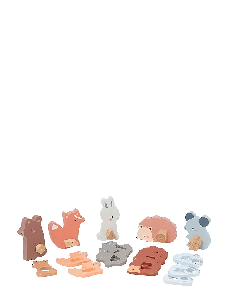 Vilac - Puzzle Blocks 20 pcs - Animal Babies - multi - 2