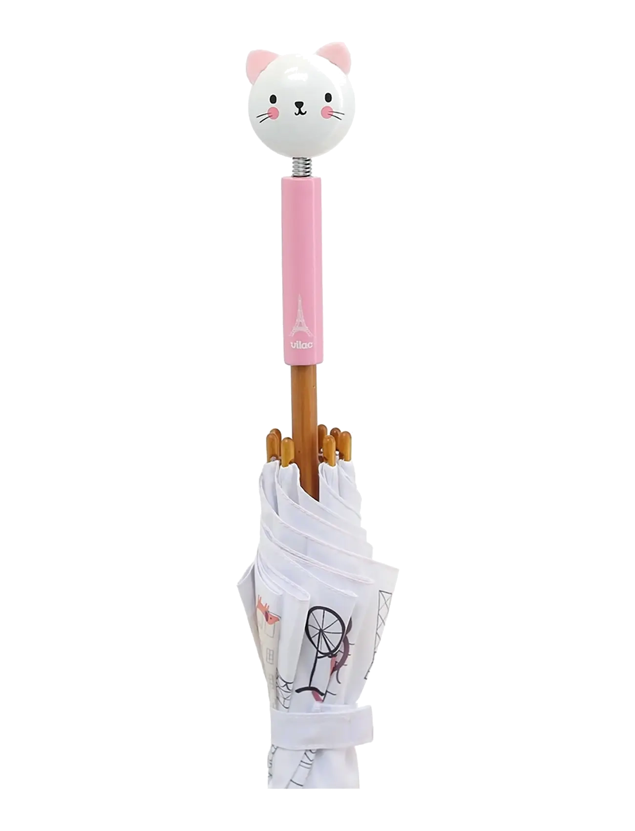 Vilac - Umbrella - Paris - vihmavarjud - white - 1