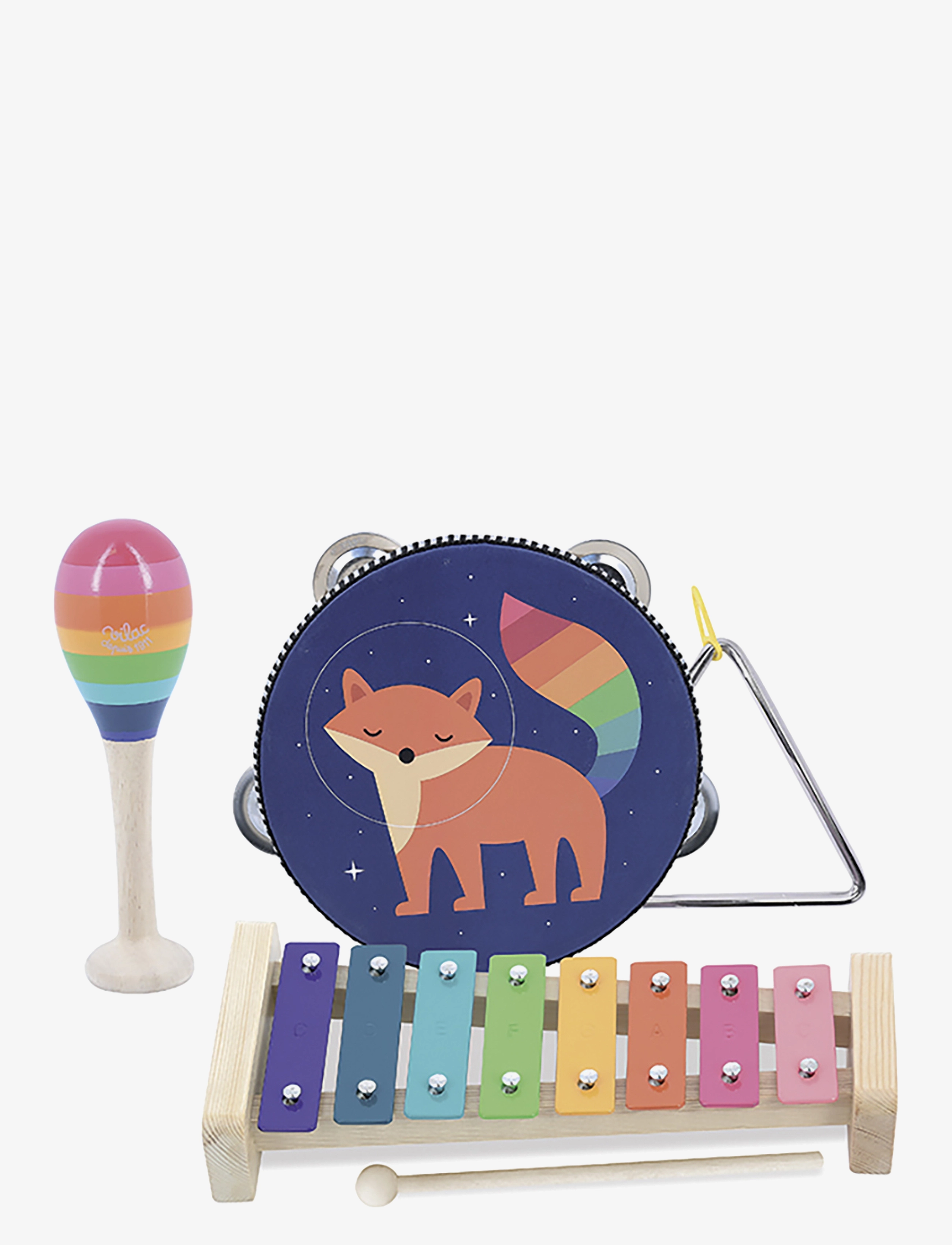 Vilac Musical Set Rainbow By Andy Westface, Børn, Musical Instruments, Multi/mønstret, Str: ONE SIZE