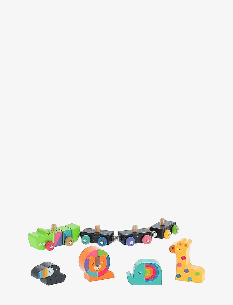 Vilac - Train with Animals by Andy Westface - interaktiivsed mänguasjad - rainbow - 1