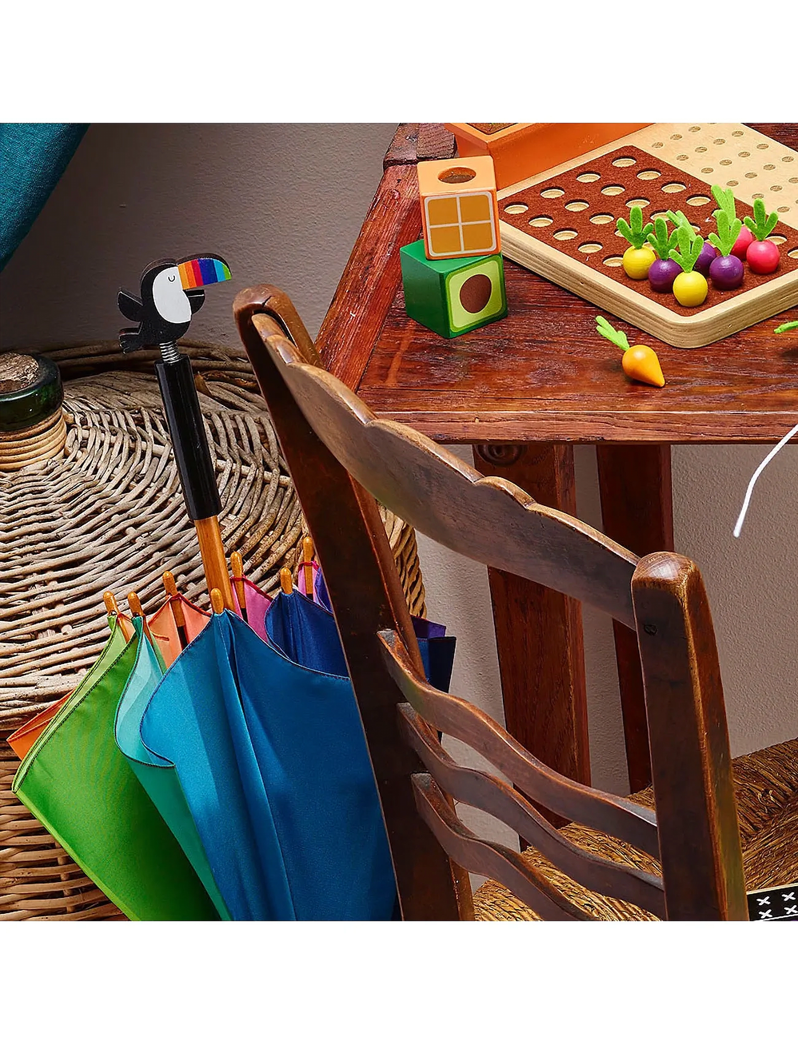 Vilac Umbrella Paradise Toucan By Andy Westface, One Size, Accessories, Mehrfarbig/gemustert - Umbrellas, Kinder